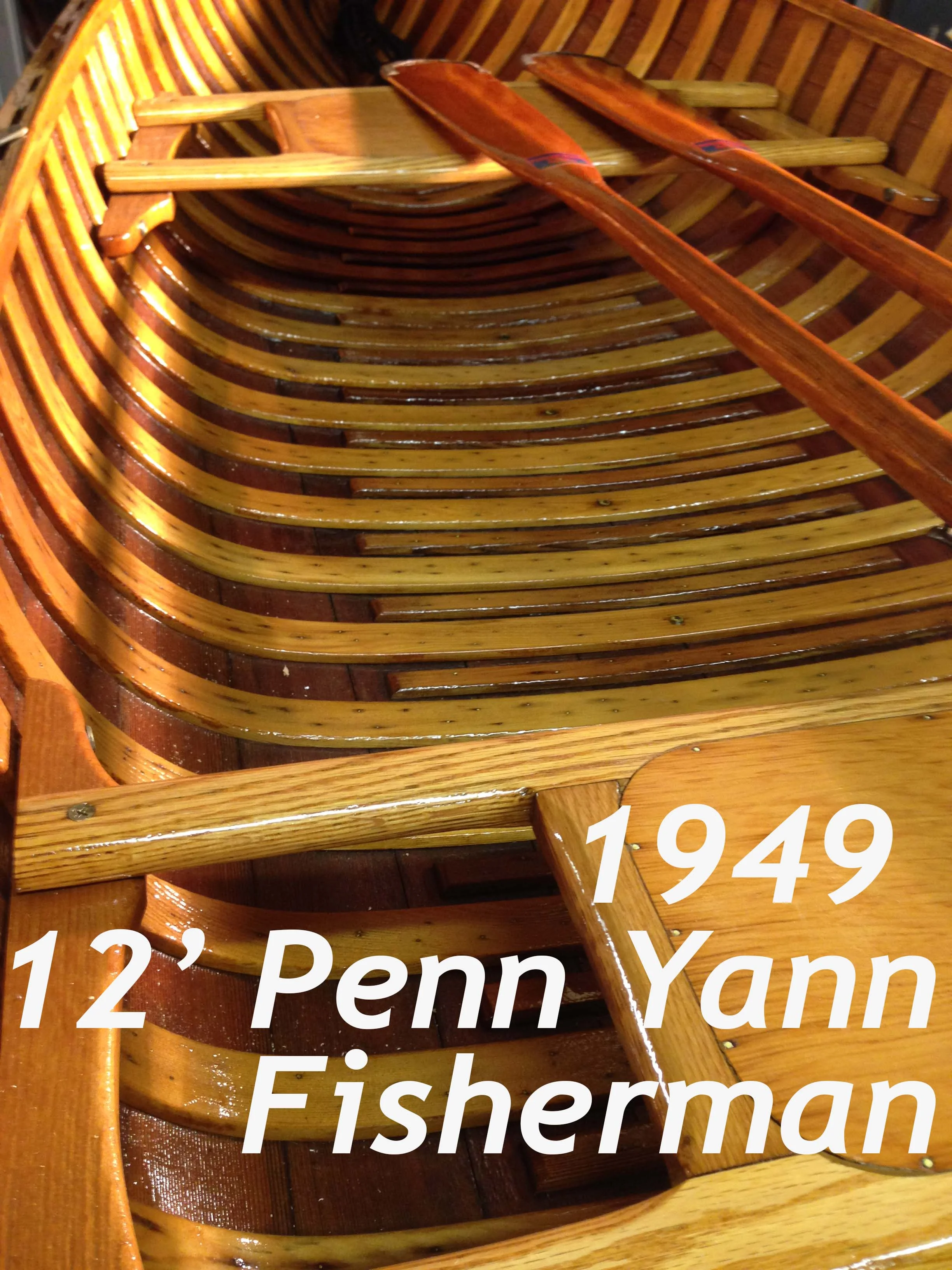 John Green's father gave him the gift of a 1949 12' Penn Yann Fisherman and many more years of boating in this fine craft after restoration. See the progress to completion. 