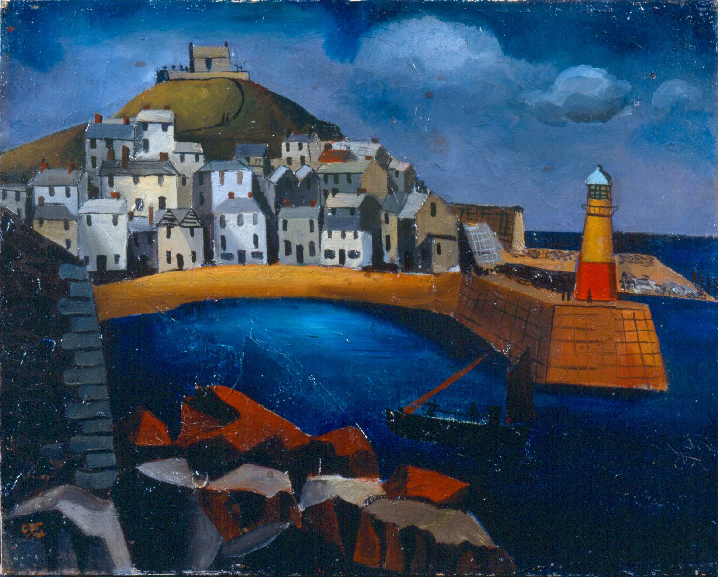 The Harbour, Christopher Wood, 1926.JPG