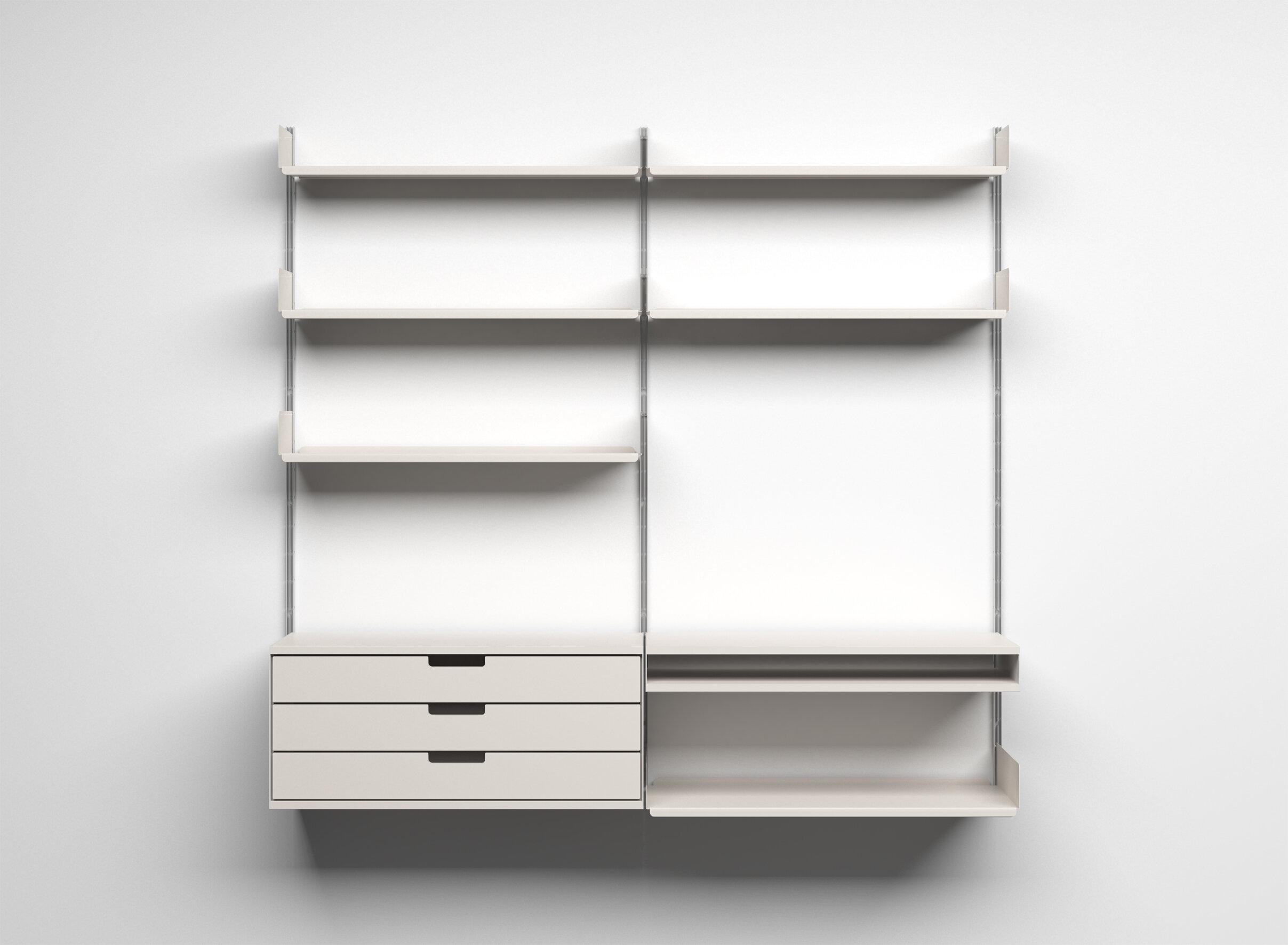 The 606 Universal Shelving System from 1960, made by Vitsœ. Photo Wiki Commons.