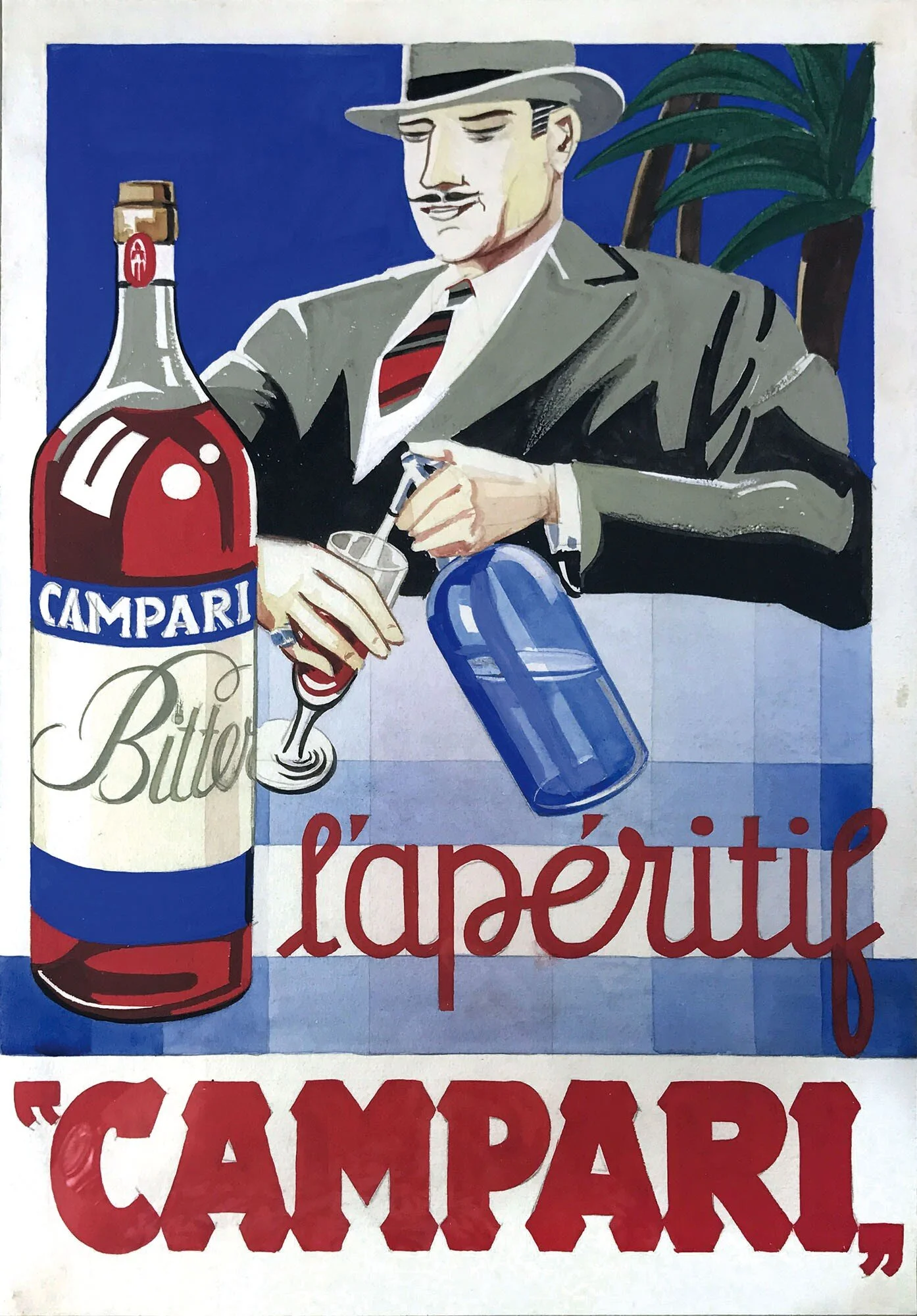 Poster for the French market from 1935, designer unknown. Image: Cambiaste