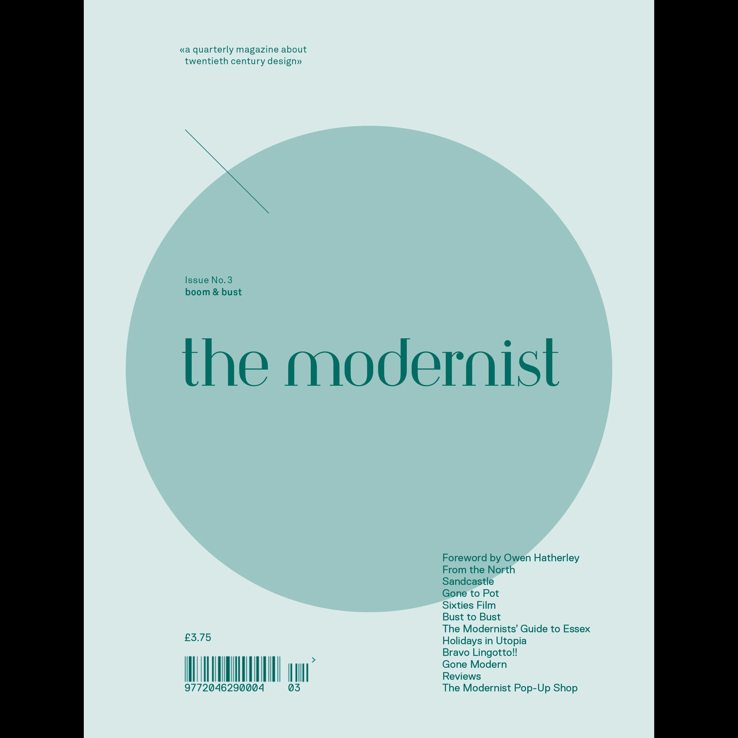 the modernist magazine issue #3 BOOM &amp; BUST | digital download 