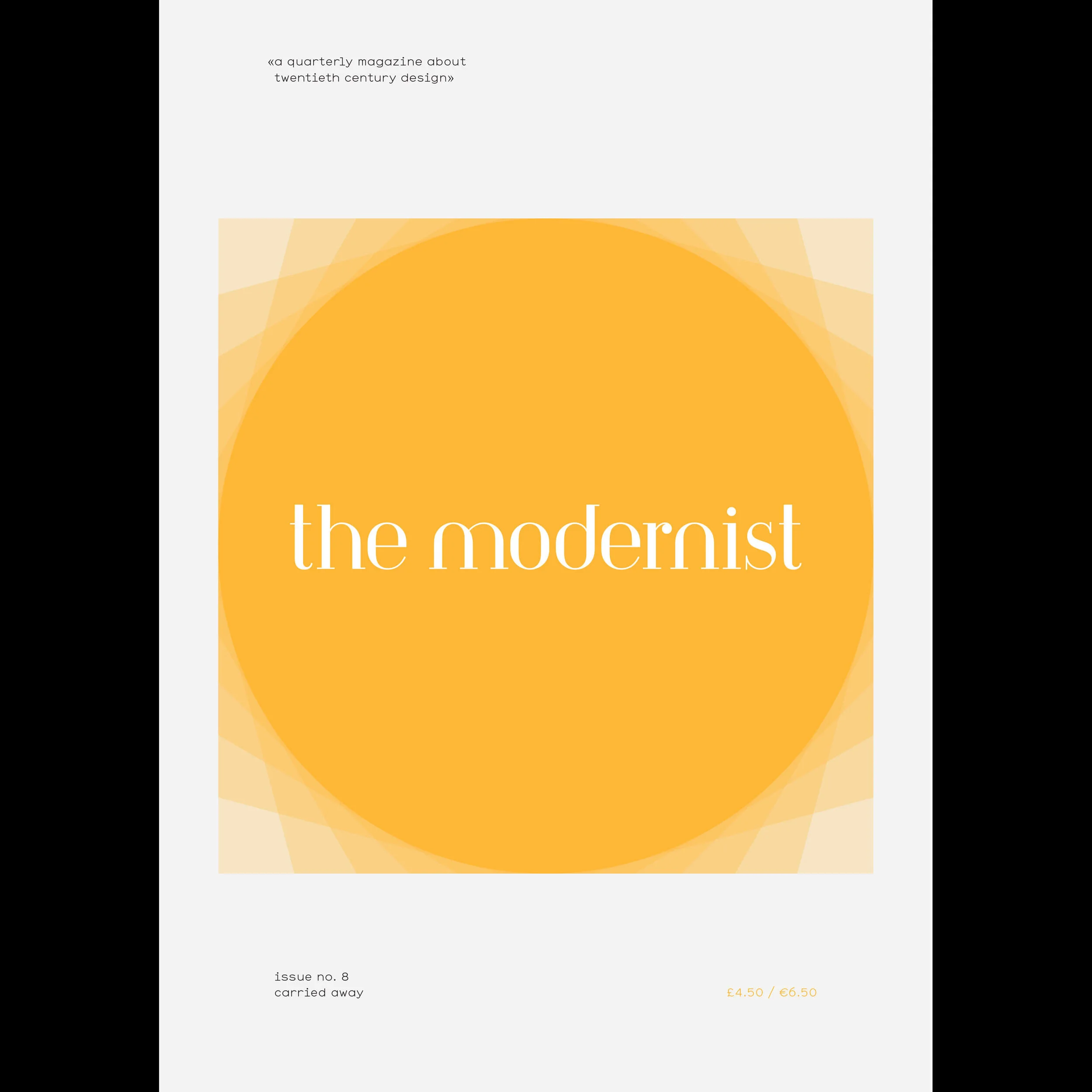 the modernist magazine issue #8  CARRIED AWAY | digital download