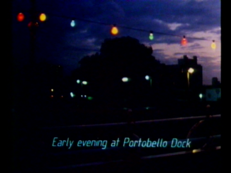 Early evening at Portobello Dock