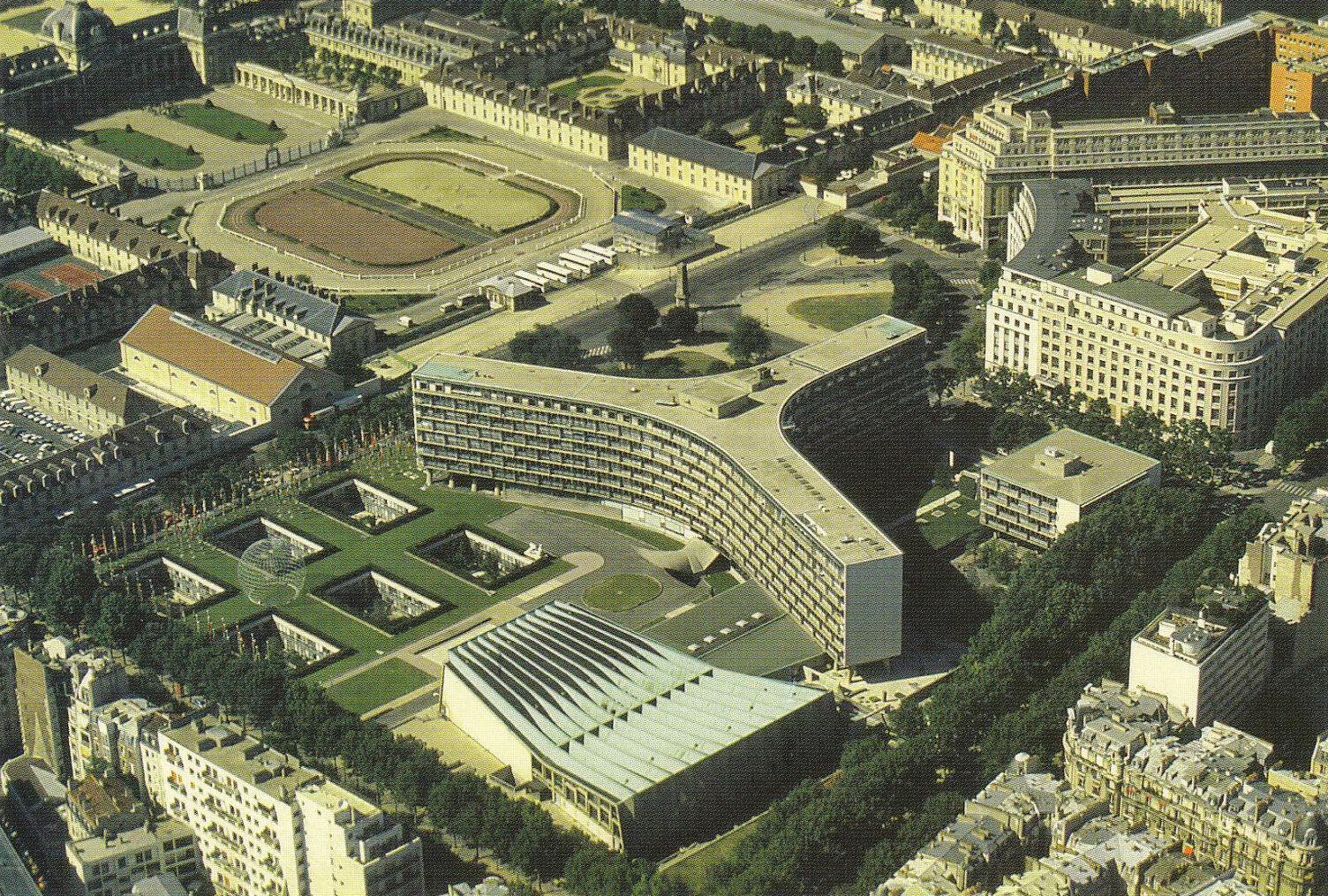UNESCO Headquarters, Paris. Architect: Marcel Breuer, completed 1958