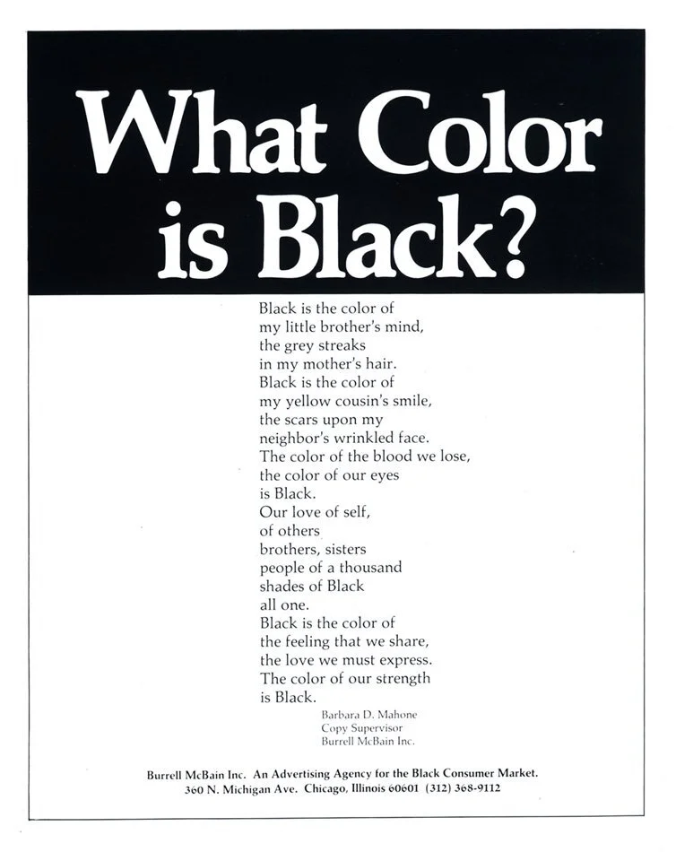 1971 advert for Burrell McBain