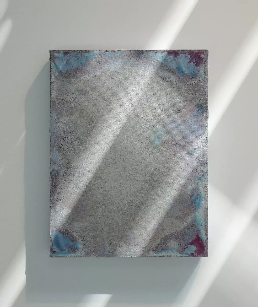 Unruly Painting, May 2022 - present
humidity indicator, water, aluminum sheet, canvas
40x30 cm

Work shown in the group exhibition BIOTOPIA
curated by Marie du Chastel @mariekik
@lepavillonnamur

#biotopia #lepavillonnamur #unrulypainting&nbsp;#muesl