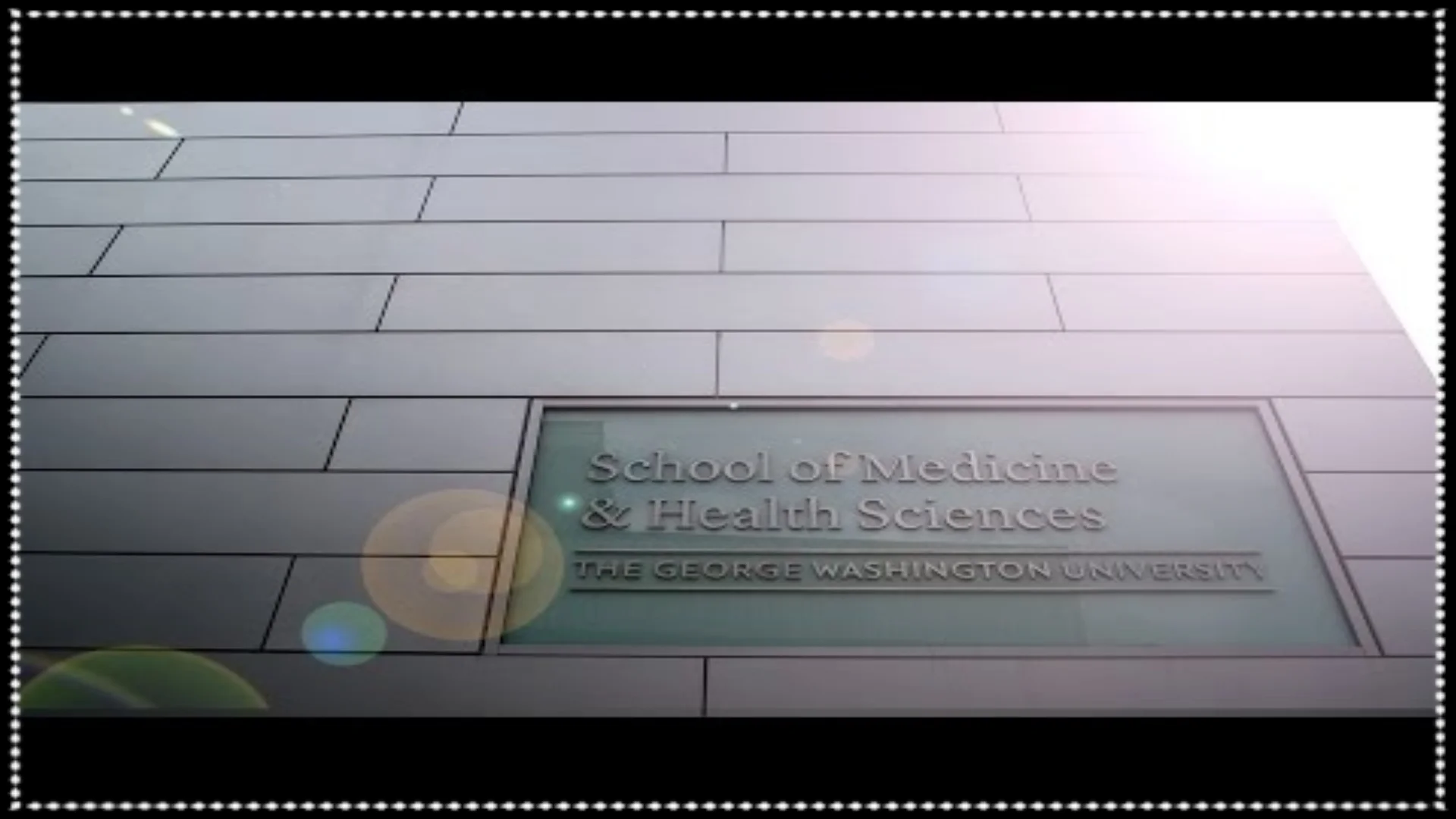 Video for GW School of Medicine and Health Sciences-Capital Campaign