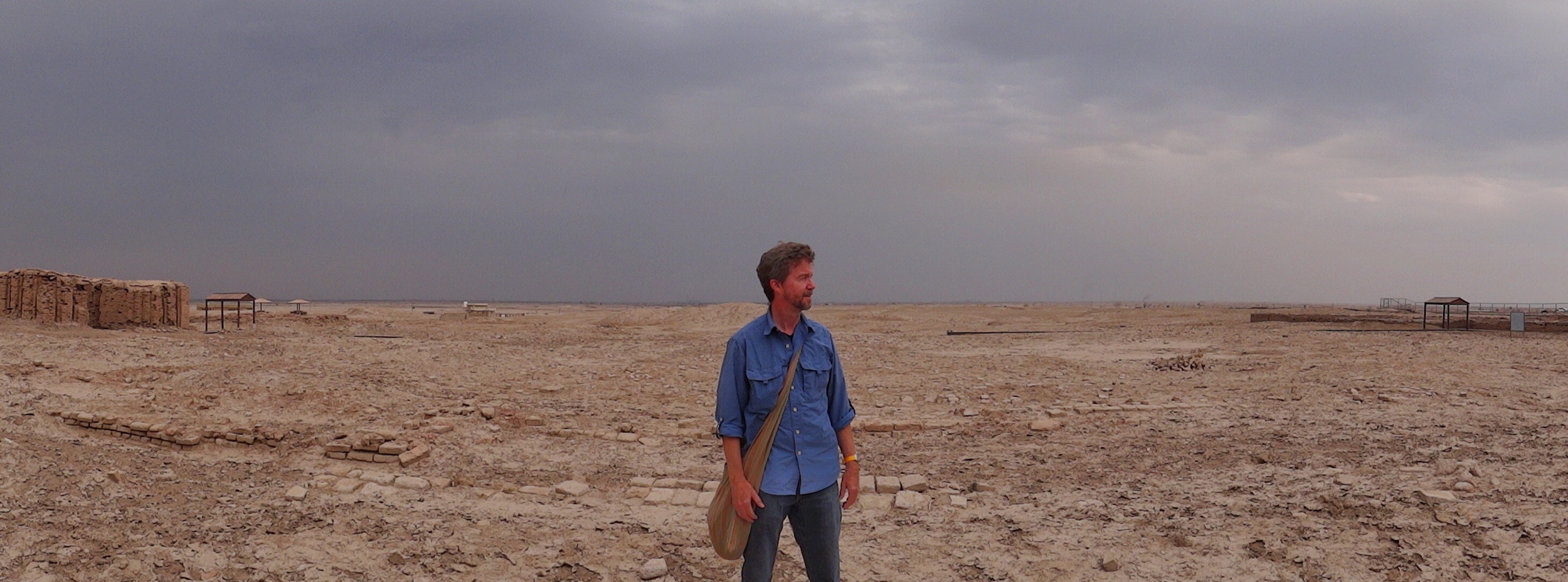 On the plains of Ur, southern Iraq, the day before the incident in Baghdad.