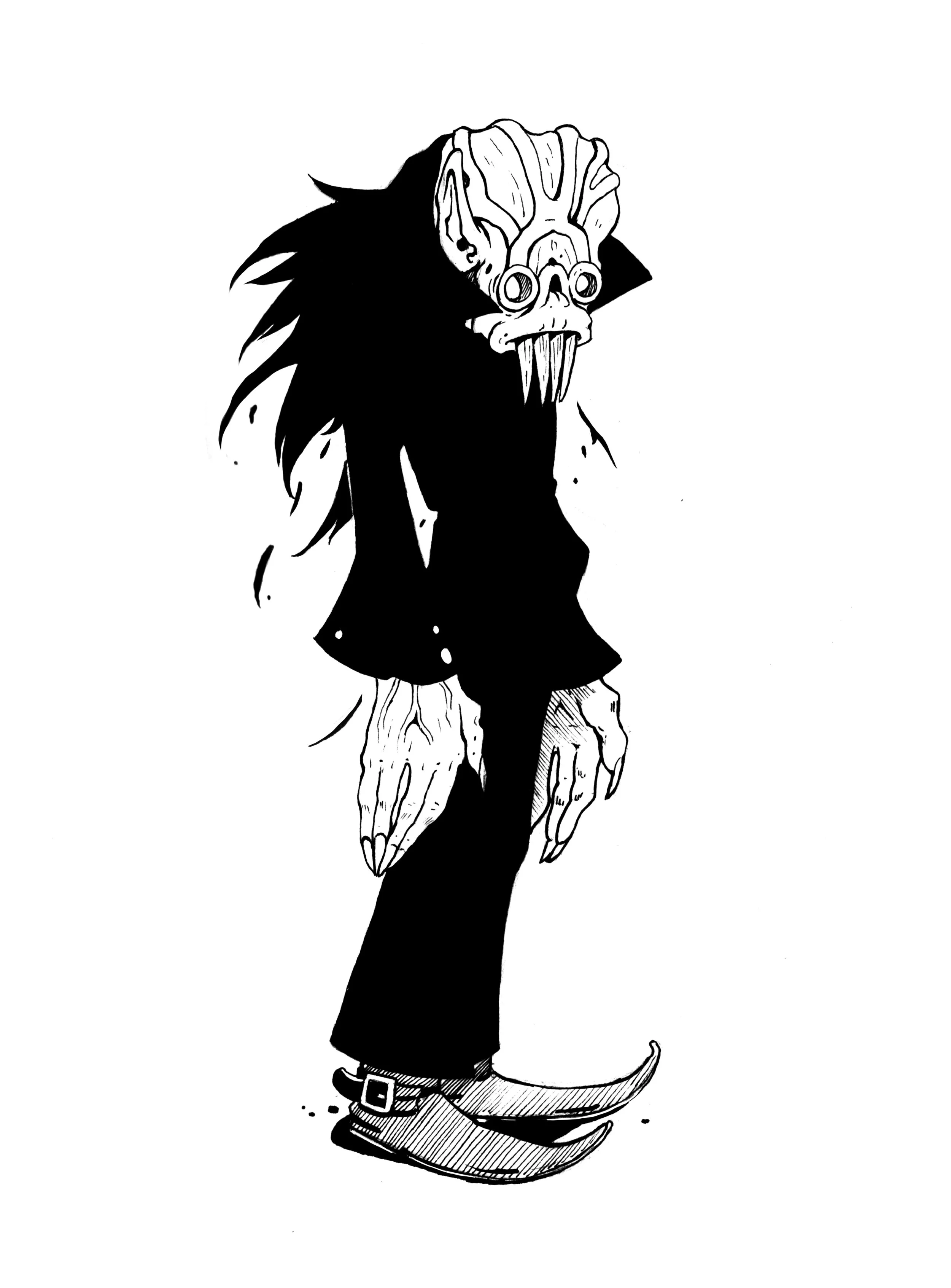 Craig Gleason's Ghoul - Inktober 2016