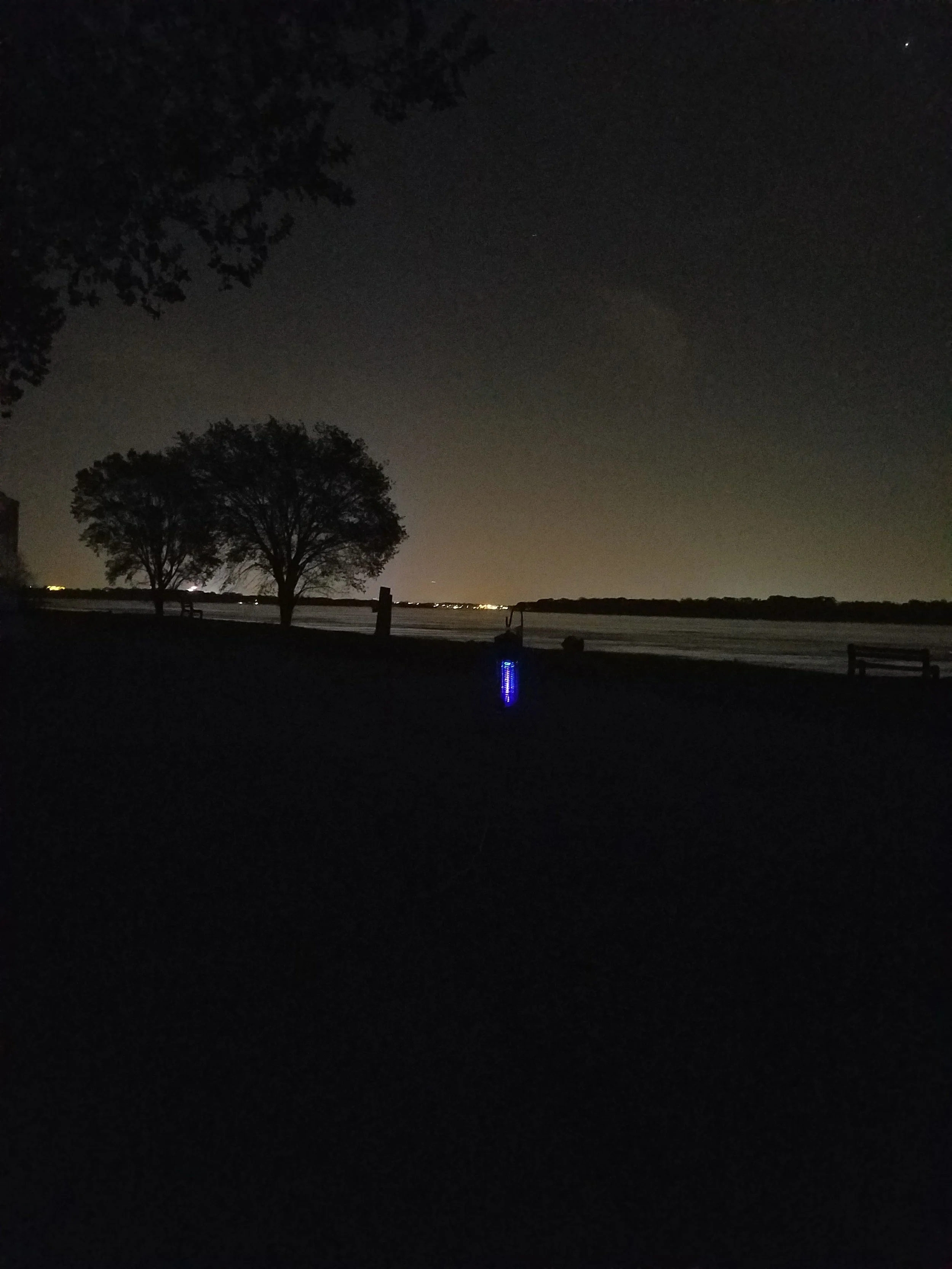 Nighttime on the Mississppi