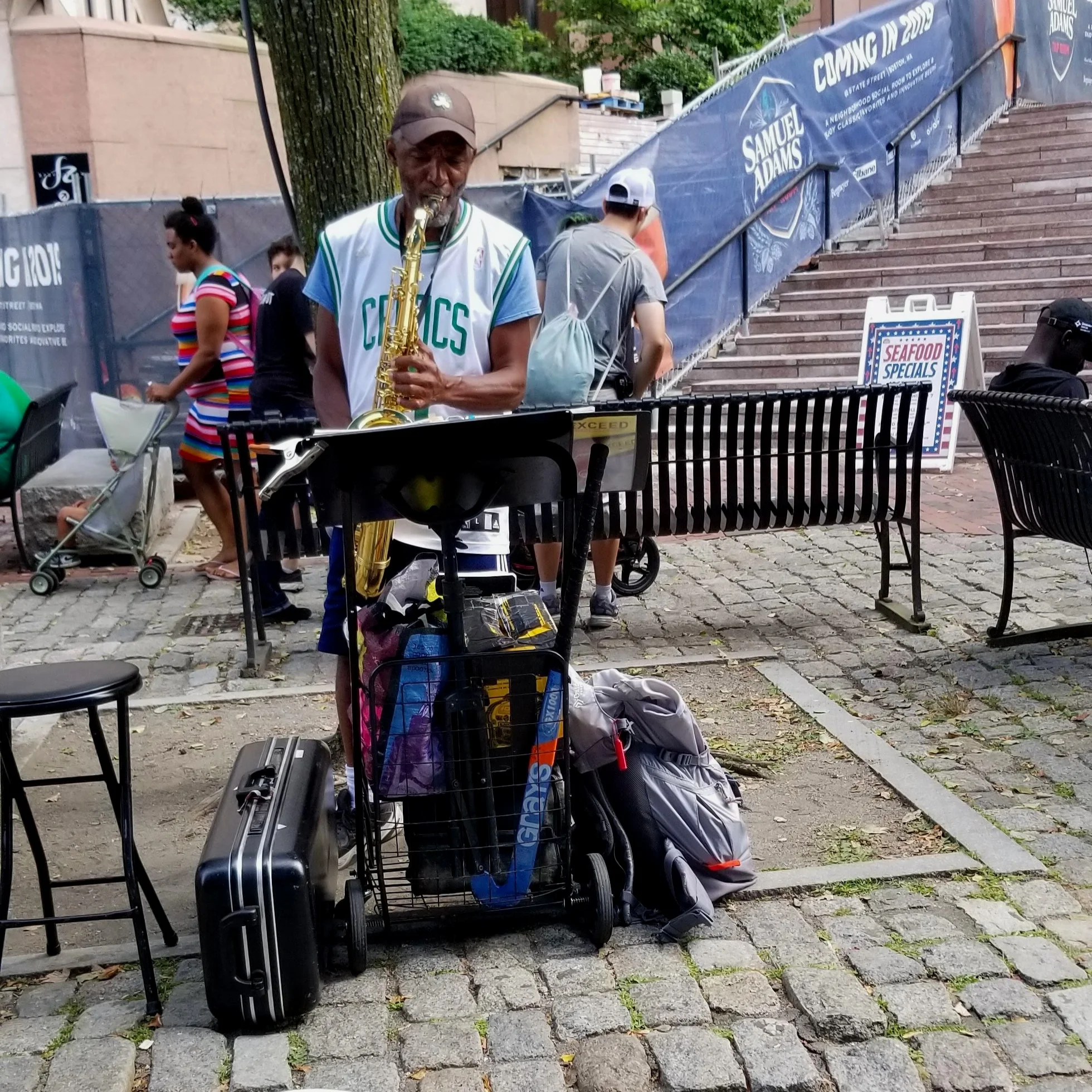This gentleman helped our Deep Ellum blues a bit.