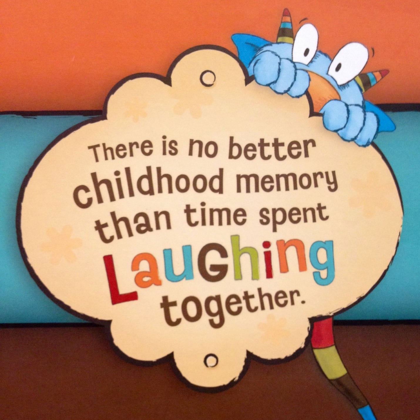 Laughing and Reading at the Same Time