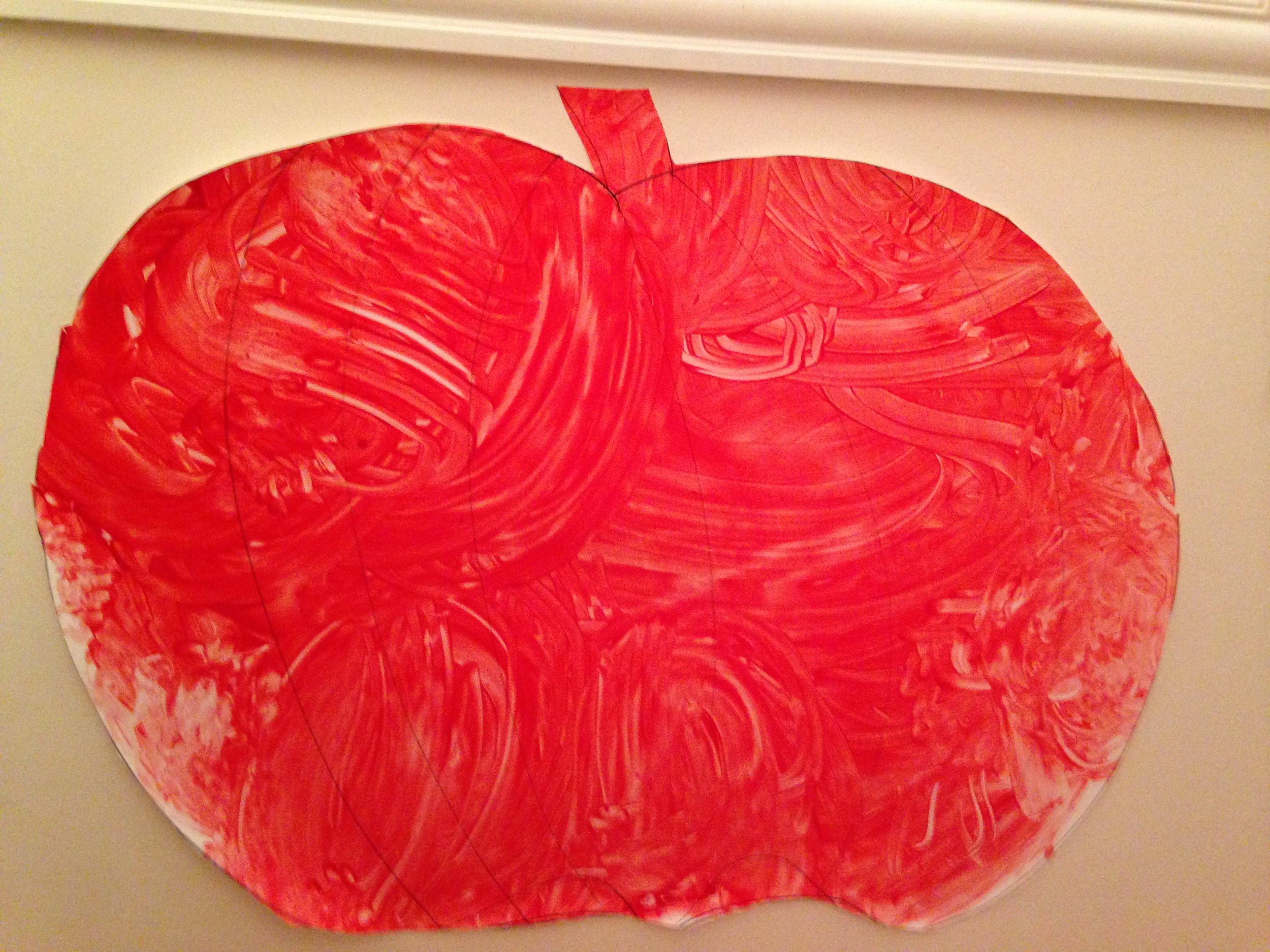 Our finished pumpkin