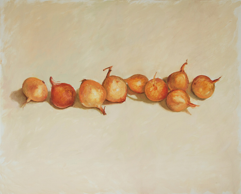   Oignons I , 2012 Oil on canvas. 73x60 cm  Sold  