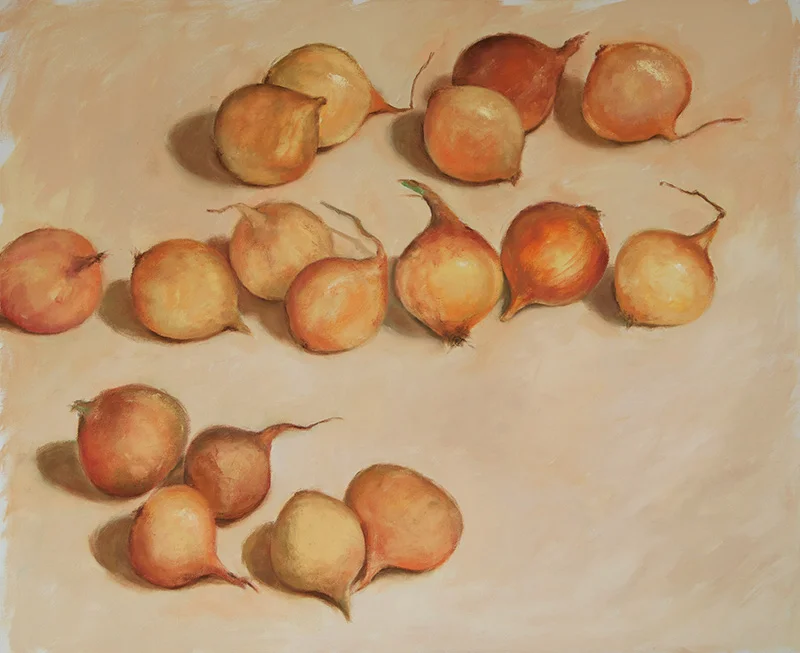   Oignons I , 2012 Oil on canvas. 73x60 cm 