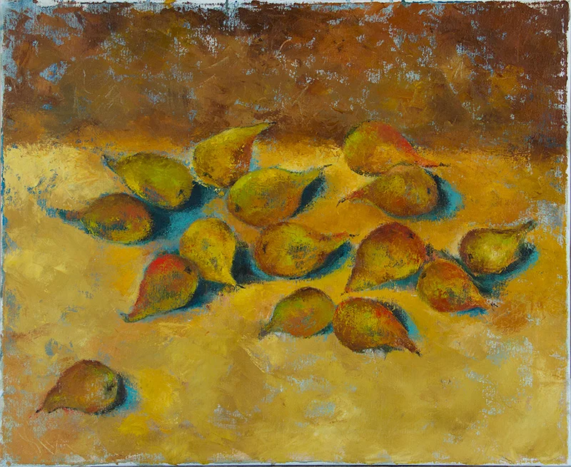   Ombre bleue , 2014 Oil on canvas. 93x60 cm 