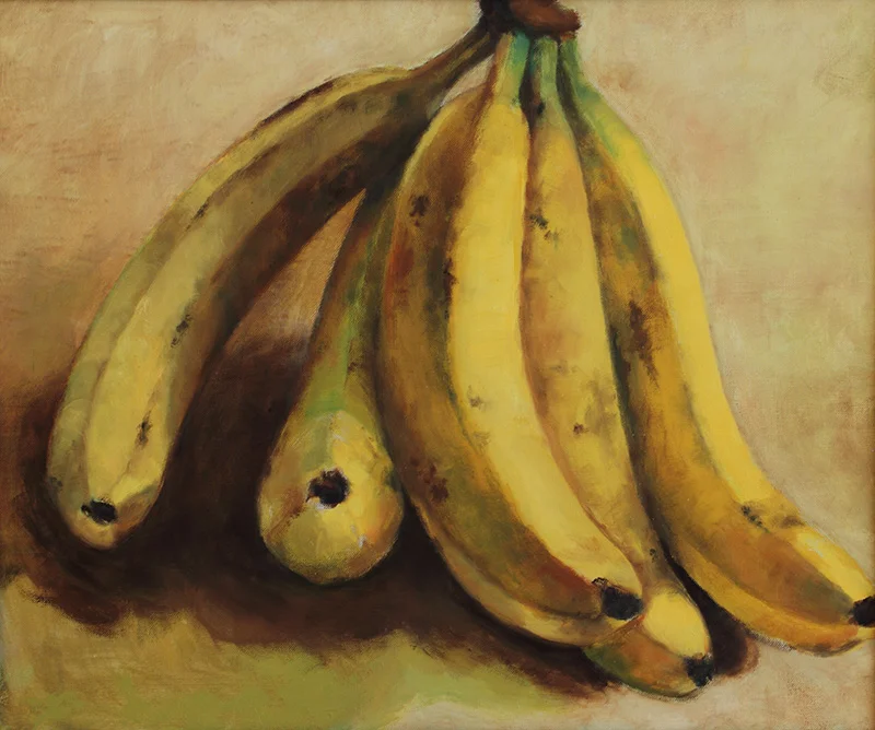   Bananas , 1998 Oil on canvas. 65x54 cm 