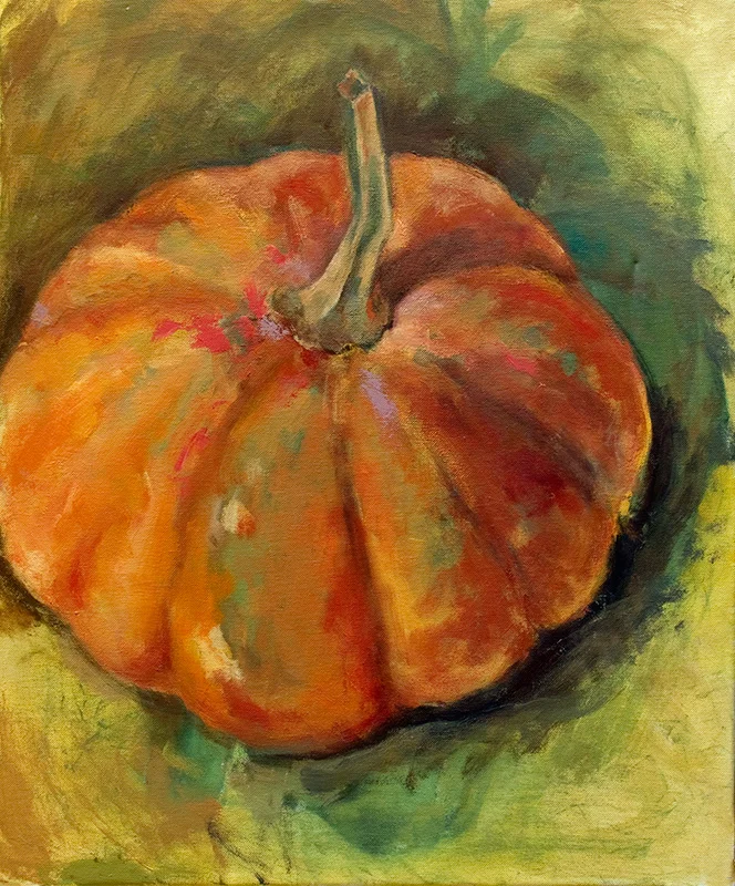   Citrouille , 2003 Oil on canvas. 54x65 cm 