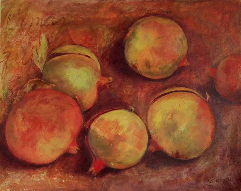   Grenades , 2012 Oil on canvas. 65x81 cm 