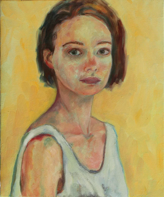   Portrait jaune , 1994 Oil on canvas. 38x46 cm 