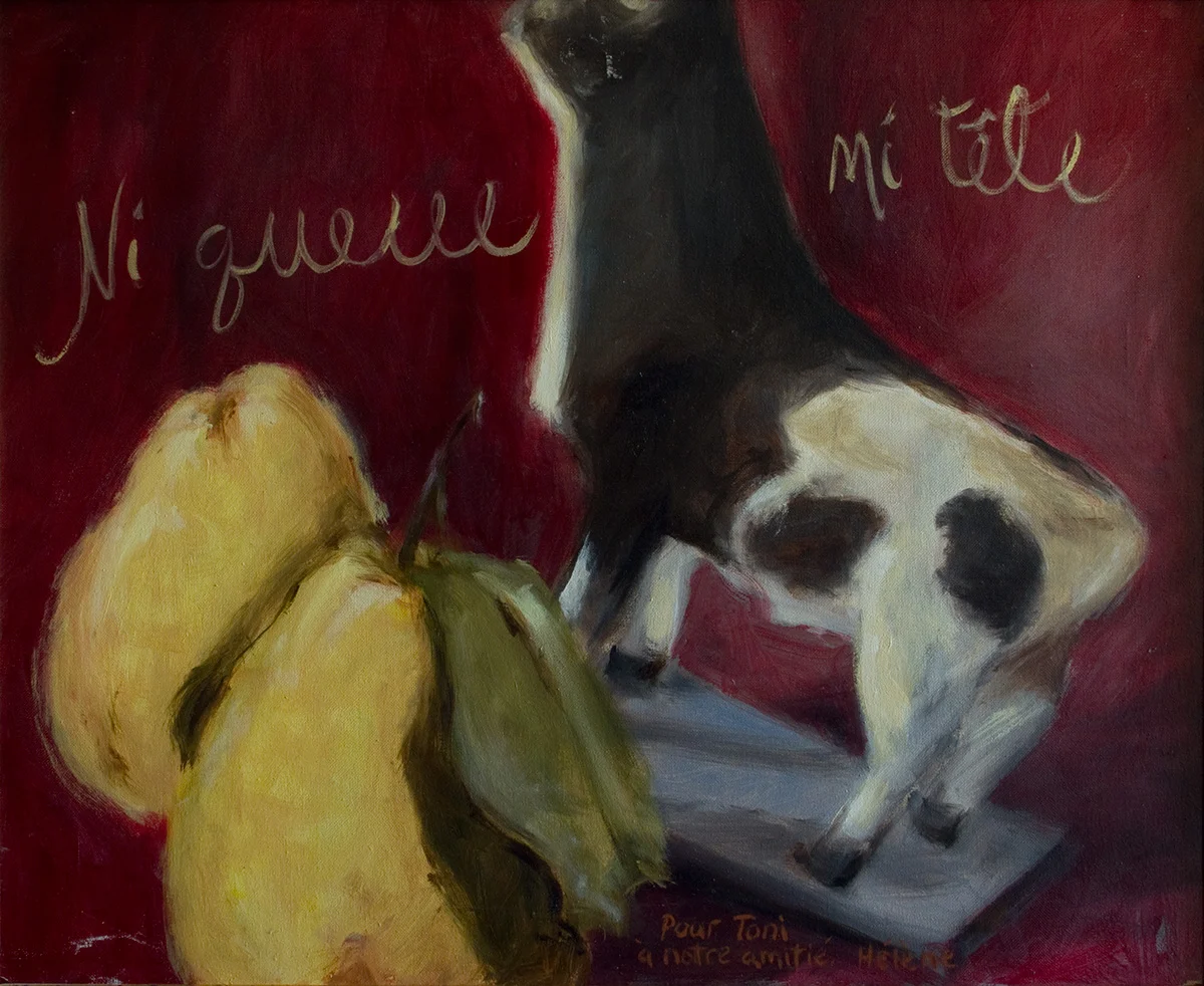   Ni queue ni tête , 1991 Oil on canvas. 61x50 cm  Sold  