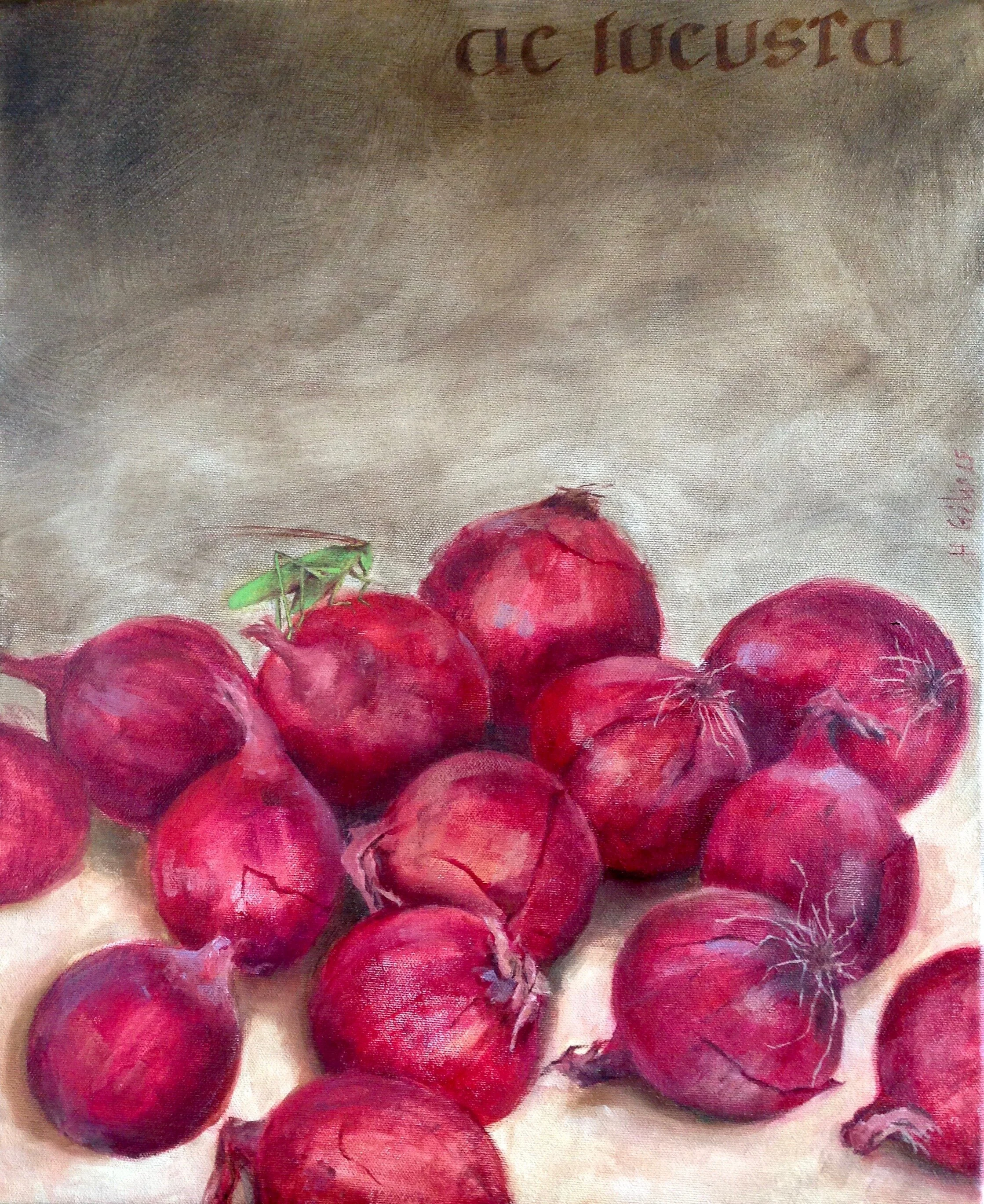  ac lucusta 2018 Oil on canvas, 47x39cm  