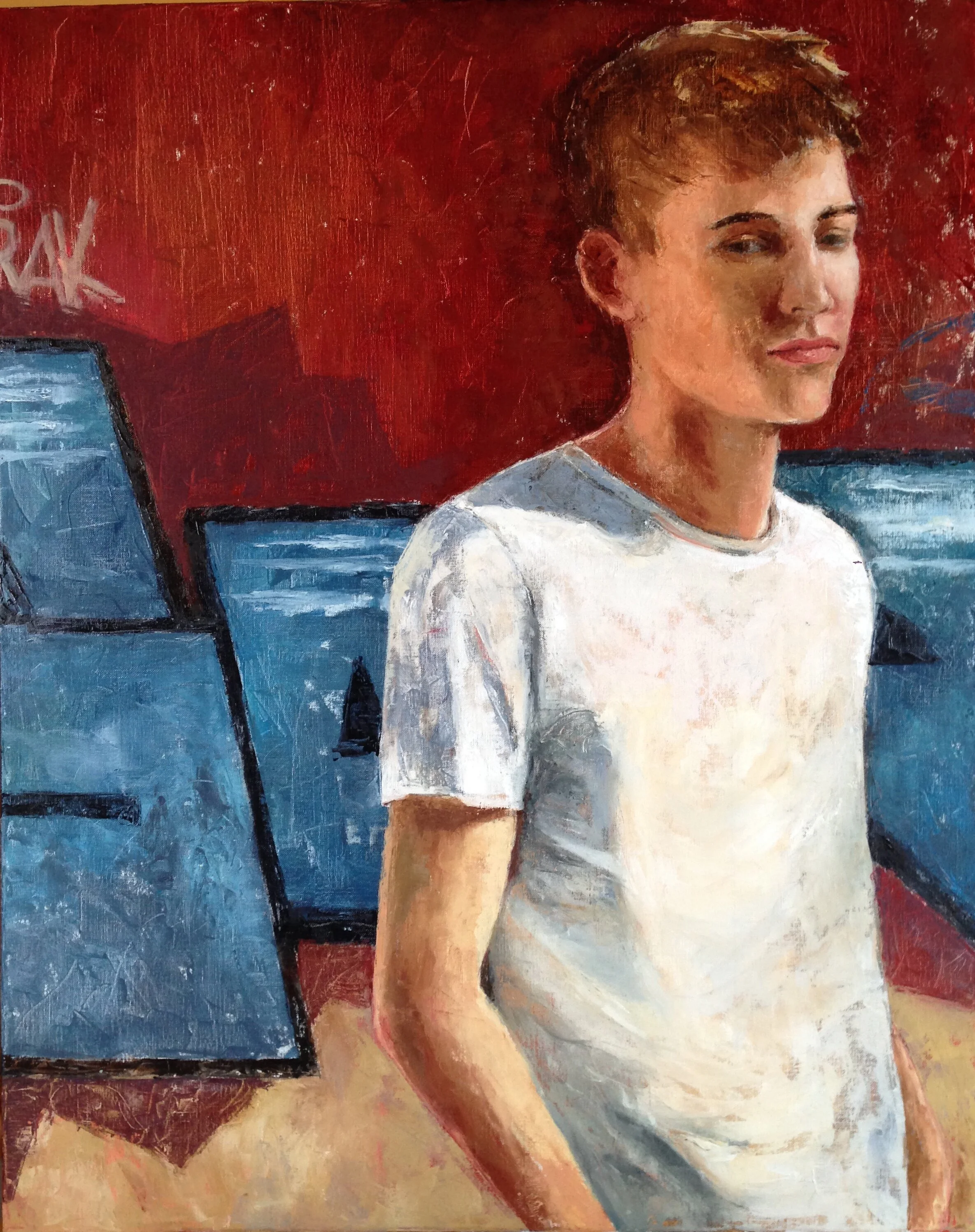   Max , 2017 Oil on canvas. 81x100 cm 