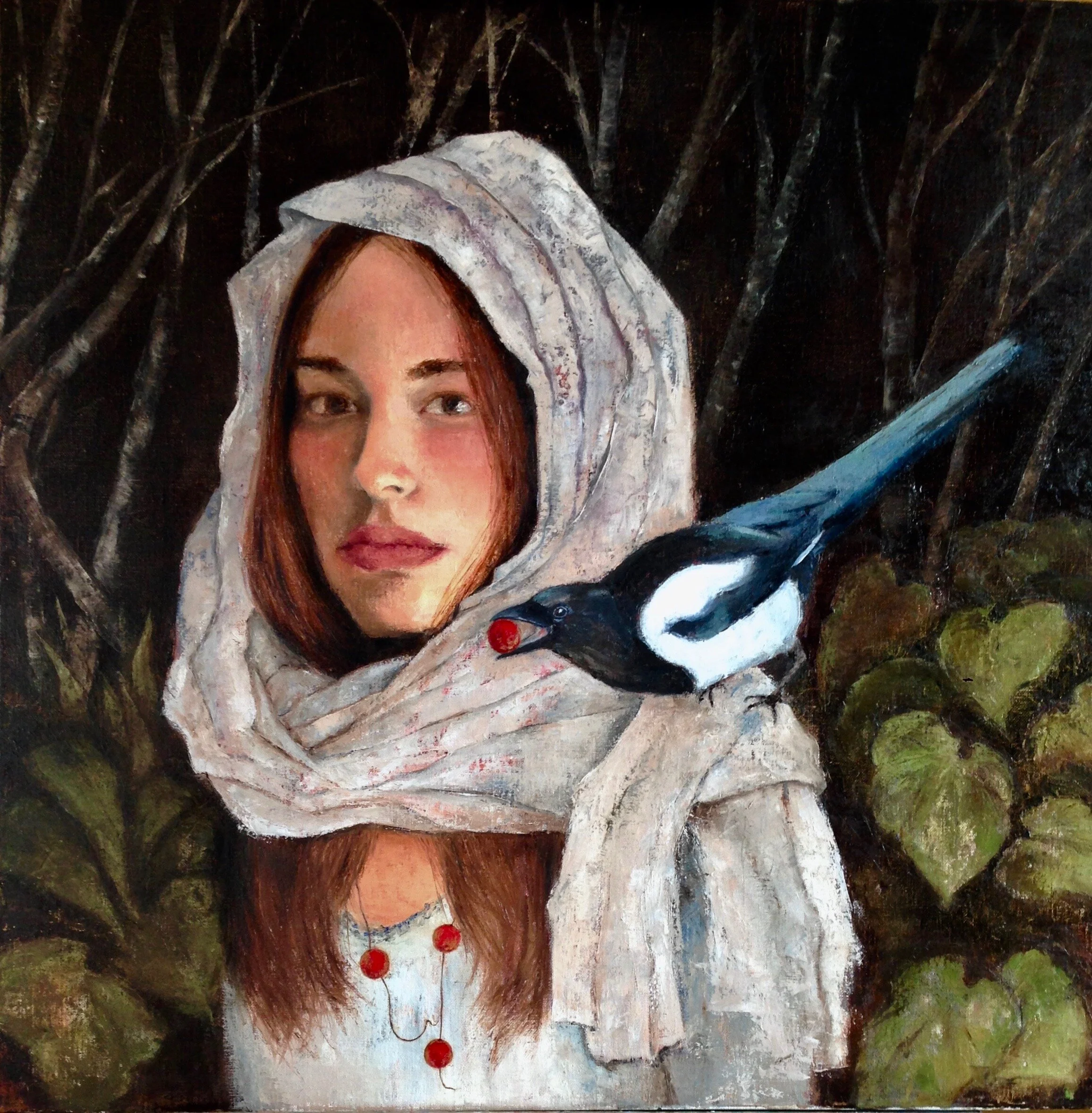   Helena , 2017 Oil on canvas. 70x70cm 