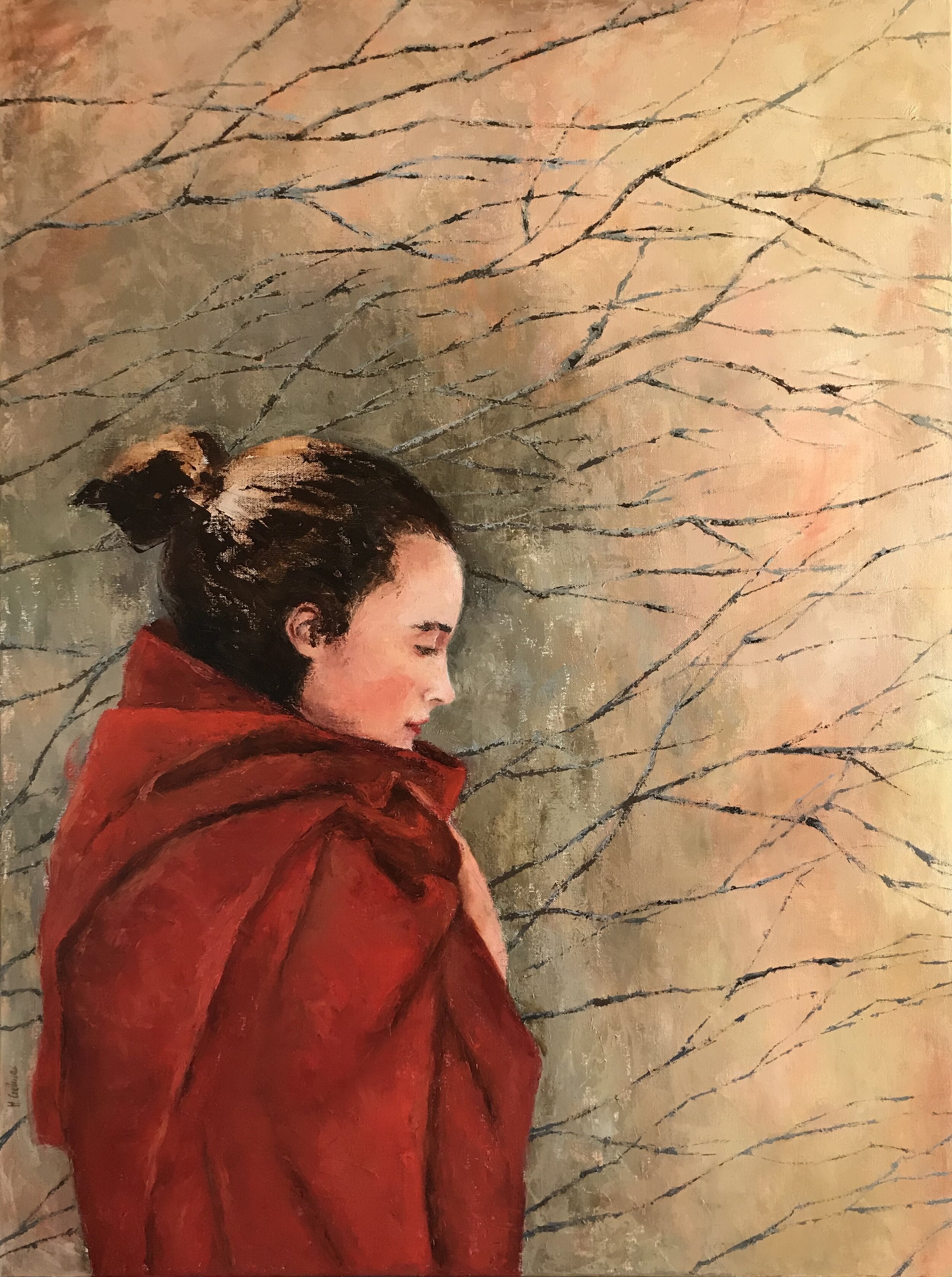   L'automne , 2016 Oil on canvas. 90x120 cm 