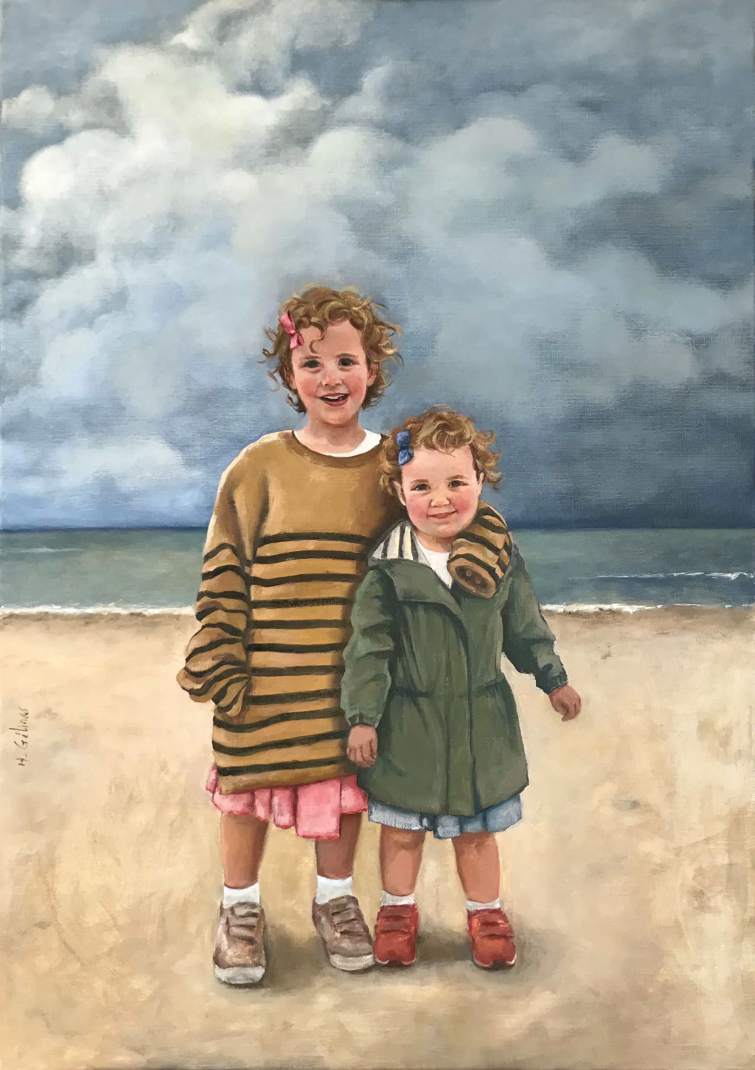   Nenes , 2020 Oil on canvas, 92x65 cm 