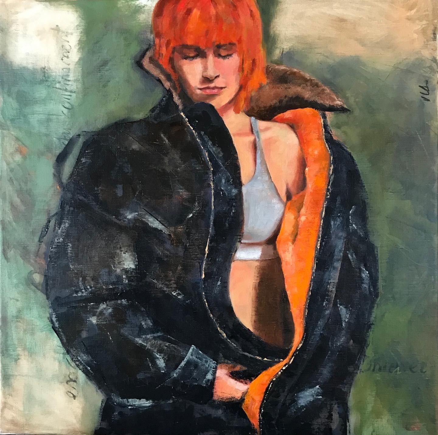   Dora , 2022 Oil on canvas, 60x60 cm 