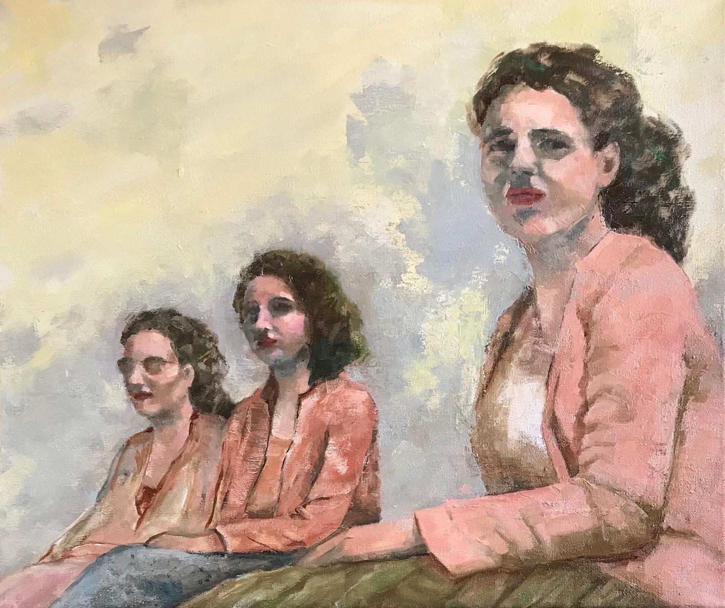   Octubre , 2023 Oil on canvas, 55x46 cm 