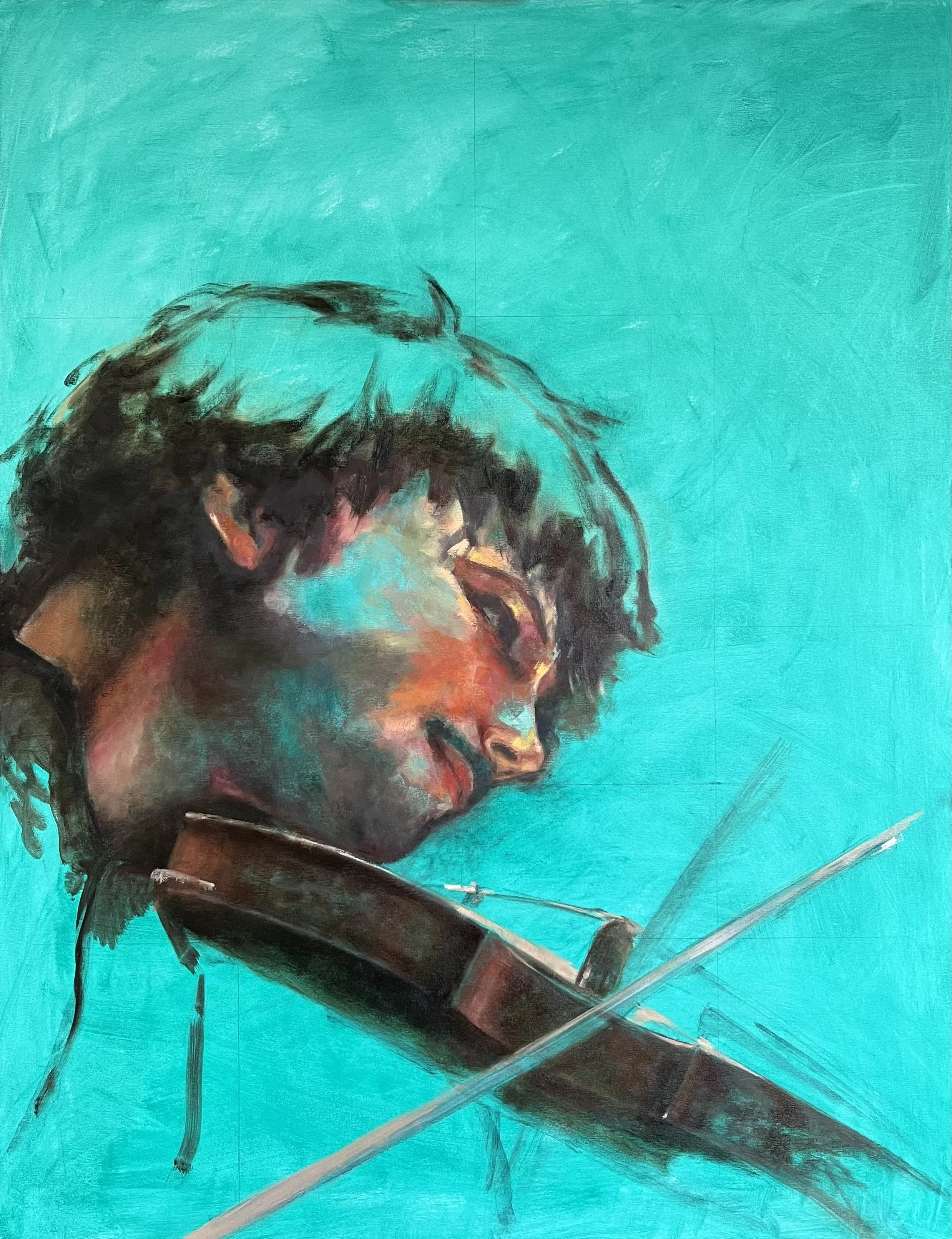   Biel , 2025 Oil on canvas, 116×89cm 