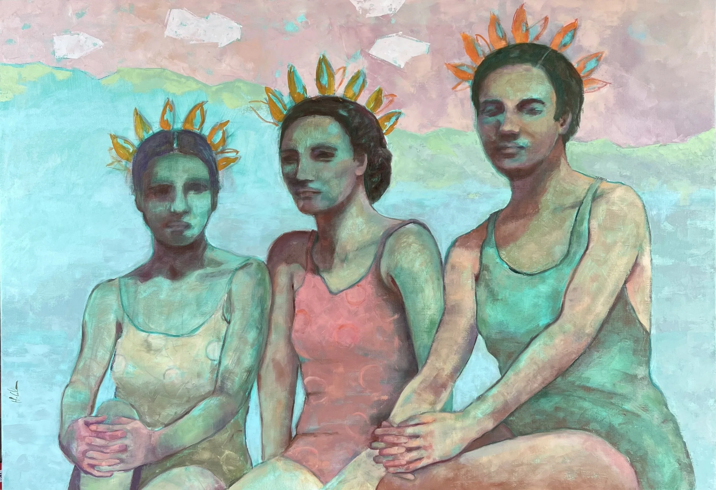   La consagración de la primavera,  2025 Oil on canvas, 116×81cm 