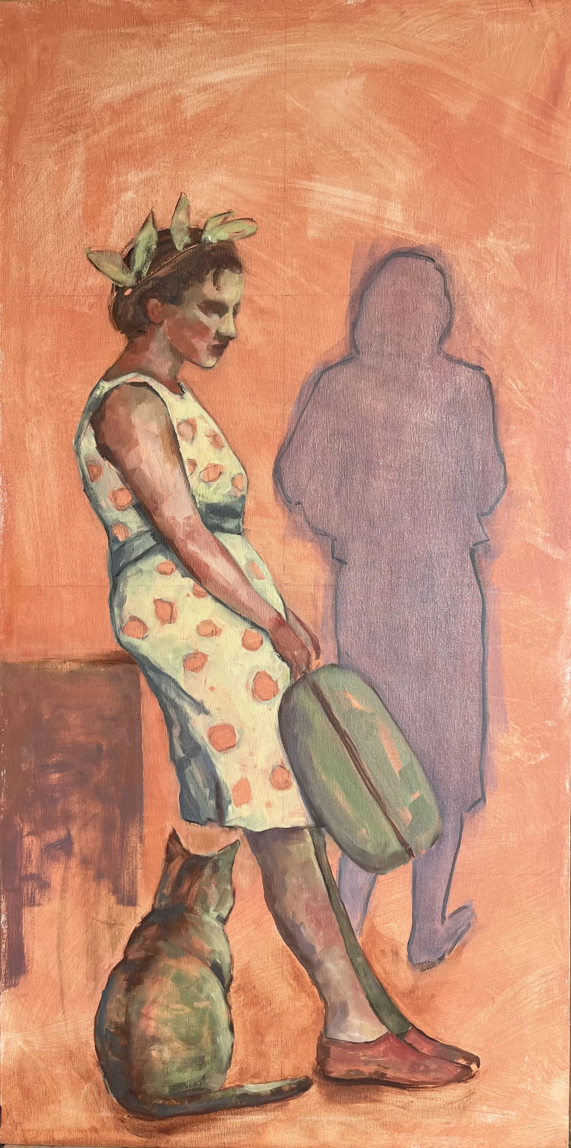   Adele , 2025 Oil on canvas, 100×50cm 