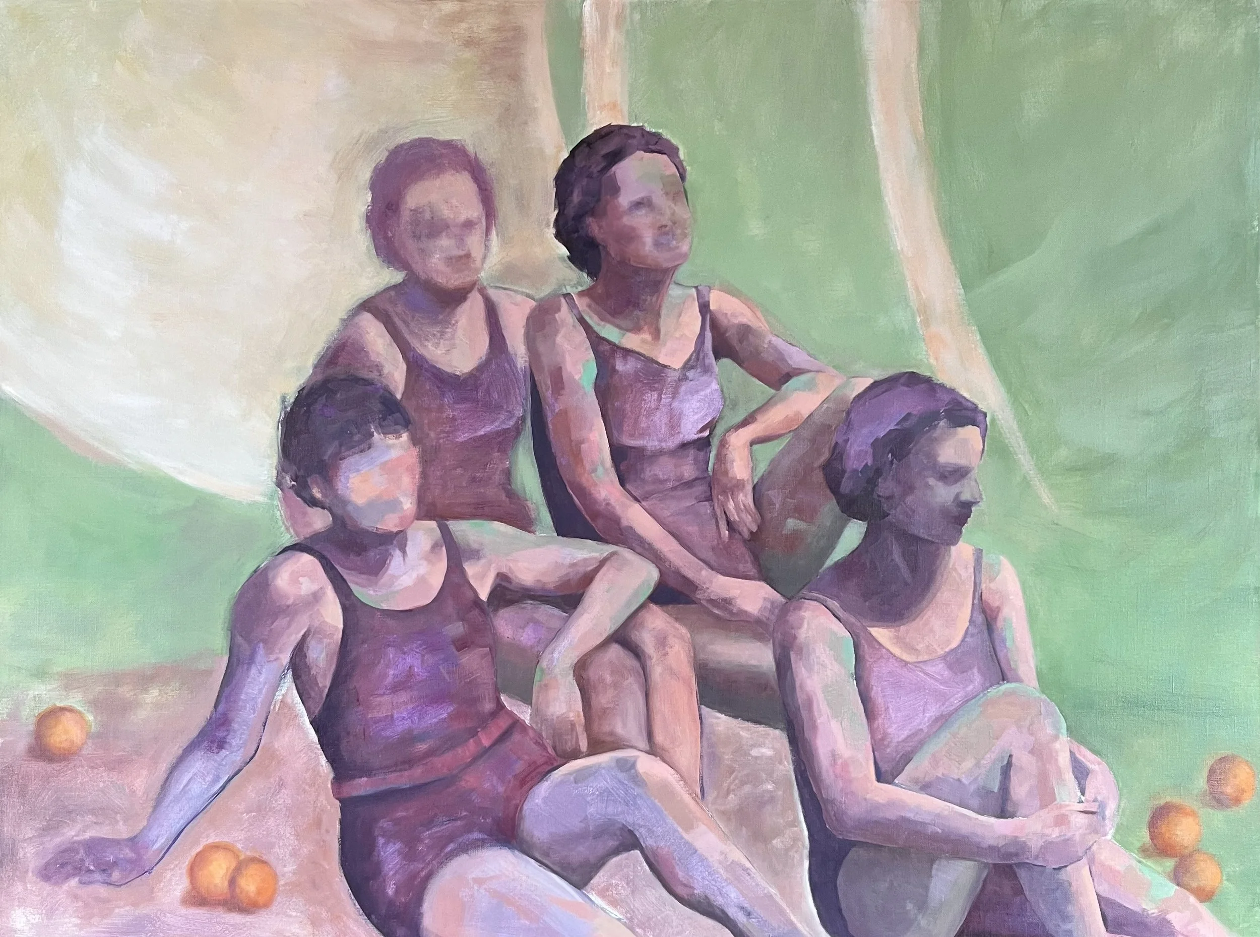   Rapsodia , 2025 Oil on canvas, 120×90cm 