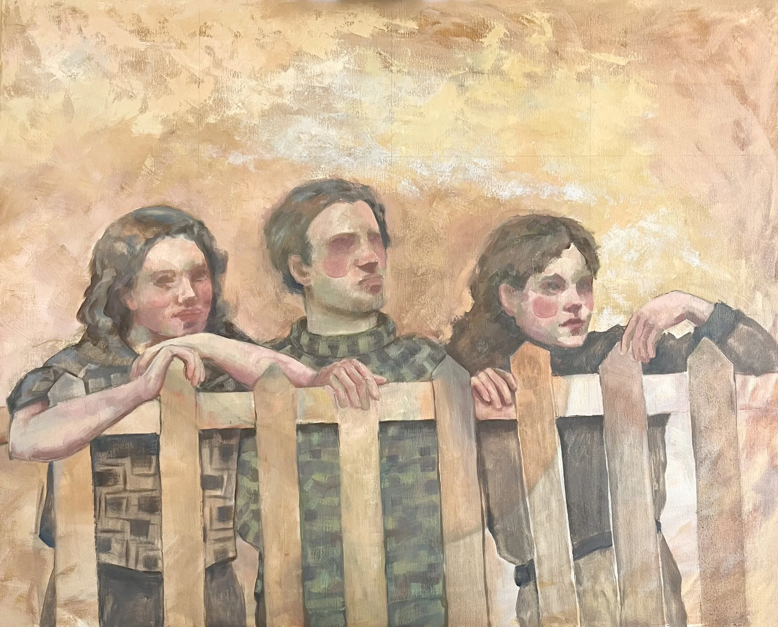   Velodromo,  2026 oil on canvas, 100×81cm 