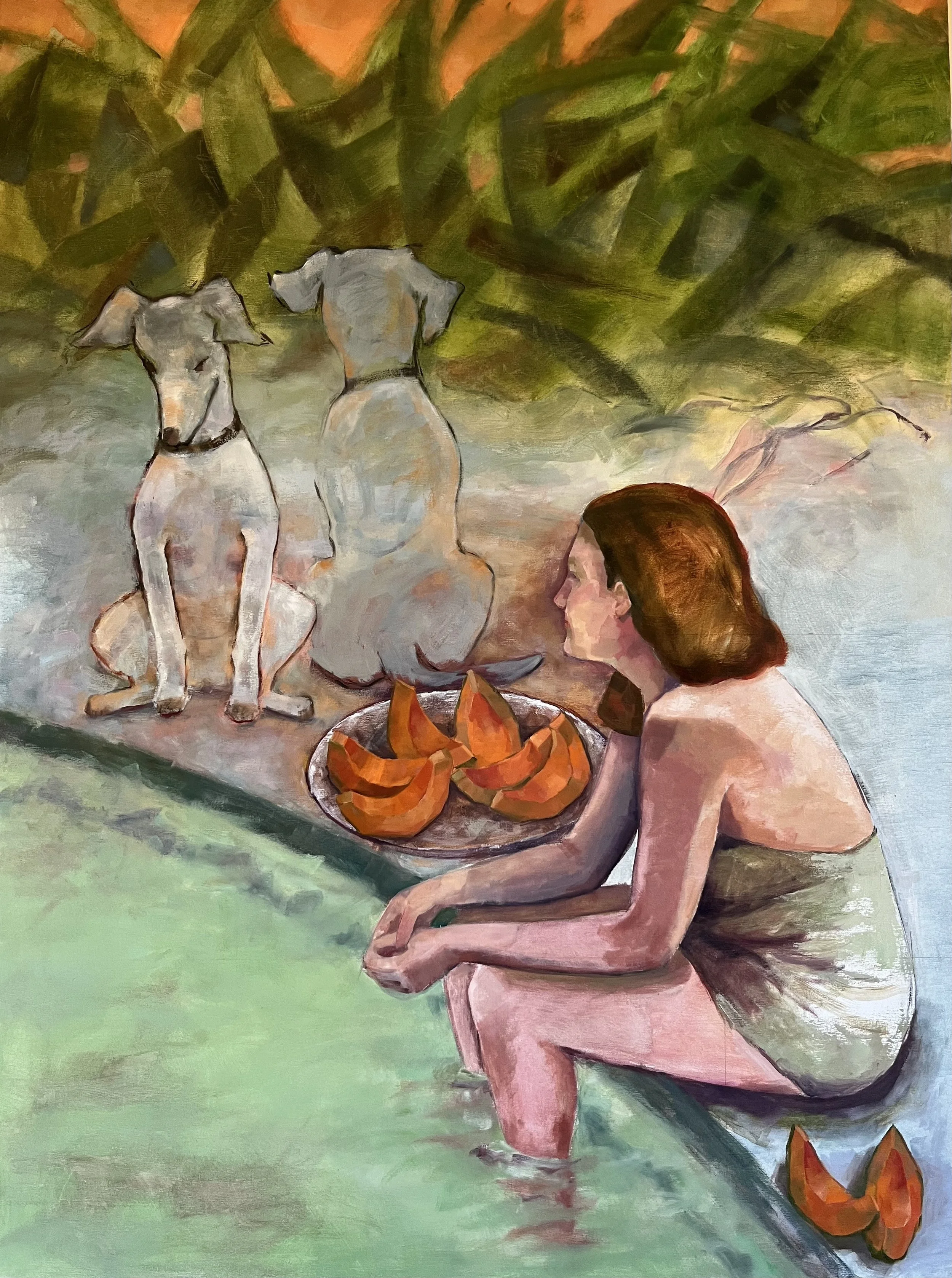  Ma tante Alice, 2026 Oil on canvas, 130×97cm 