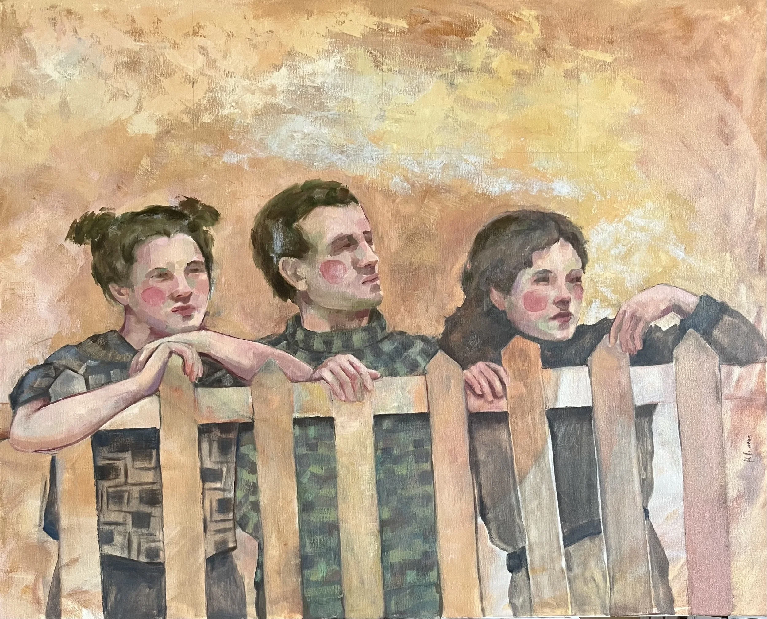   Velódromo,  2026 Oil on canvas, 100×81cm 