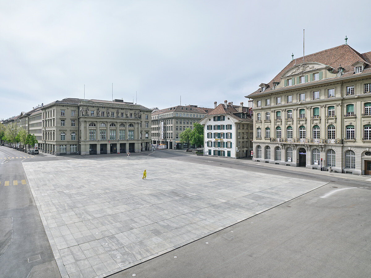 Bern Bundesplatz, Dienstag 21.April 2020 16.15