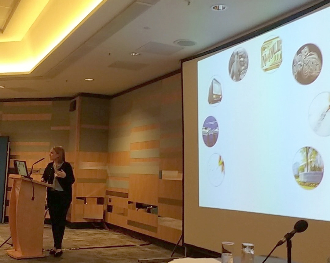 Avril explaining her journey to founding TickerFit at the CSP Conference 2017