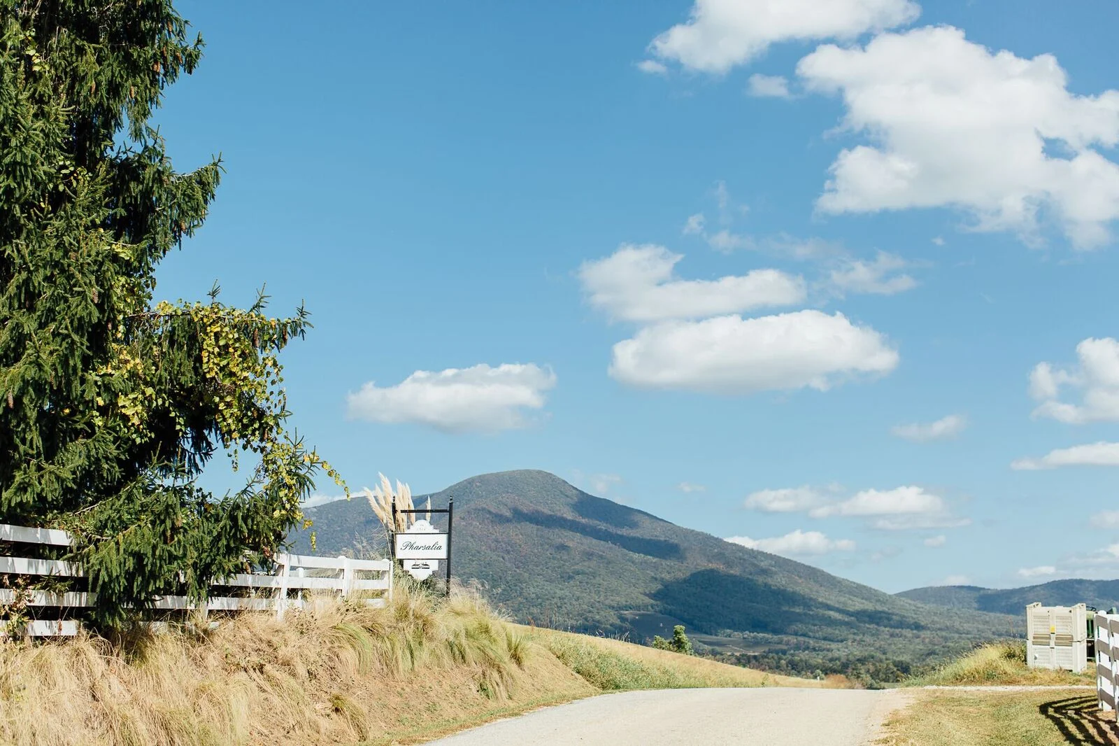 pharsalia scenic entrance with mountain