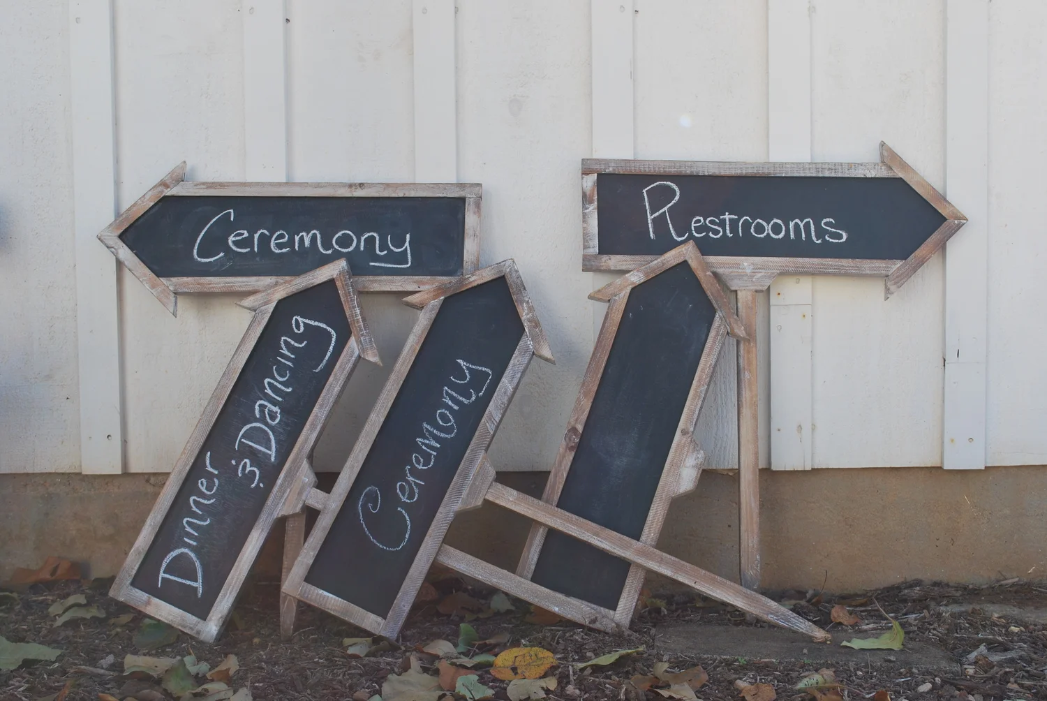 Chalkboard Arrow Signs $25 set of 5