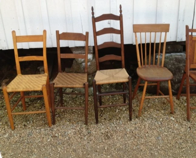 Assorted Vintage Chairs $3 each, 25+ available