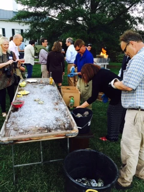 Oyster Table $25 (pictured in use at our event)