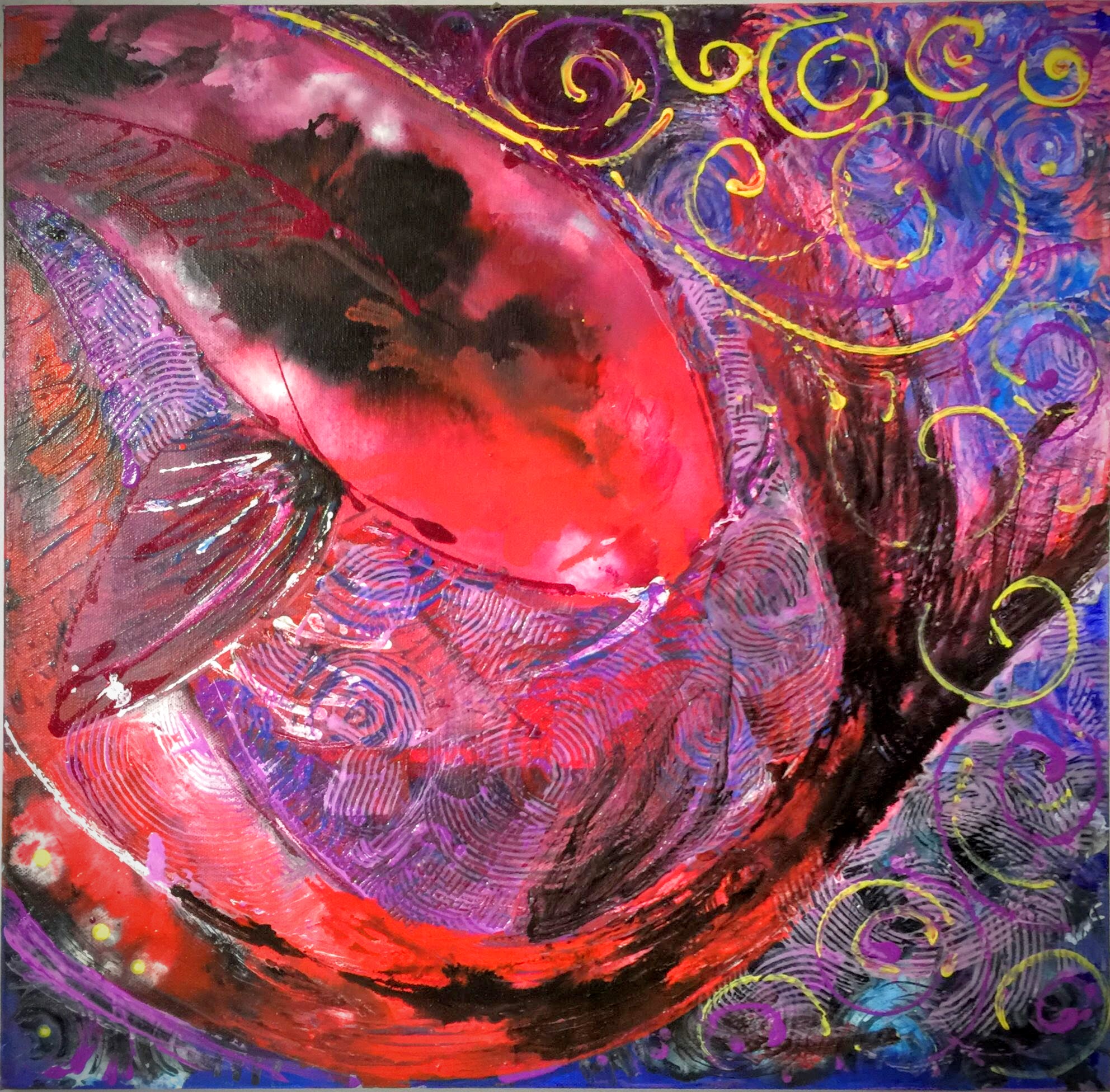 Koi, Acrylic on Canvas, 