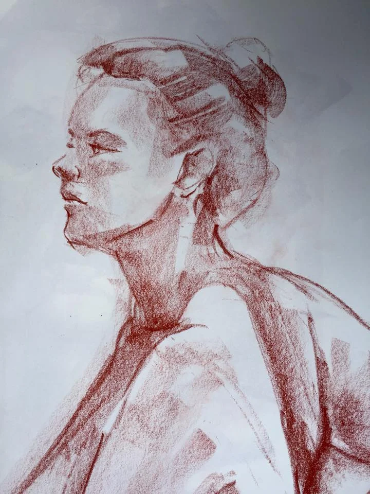 life drawing at Warwick drawing group