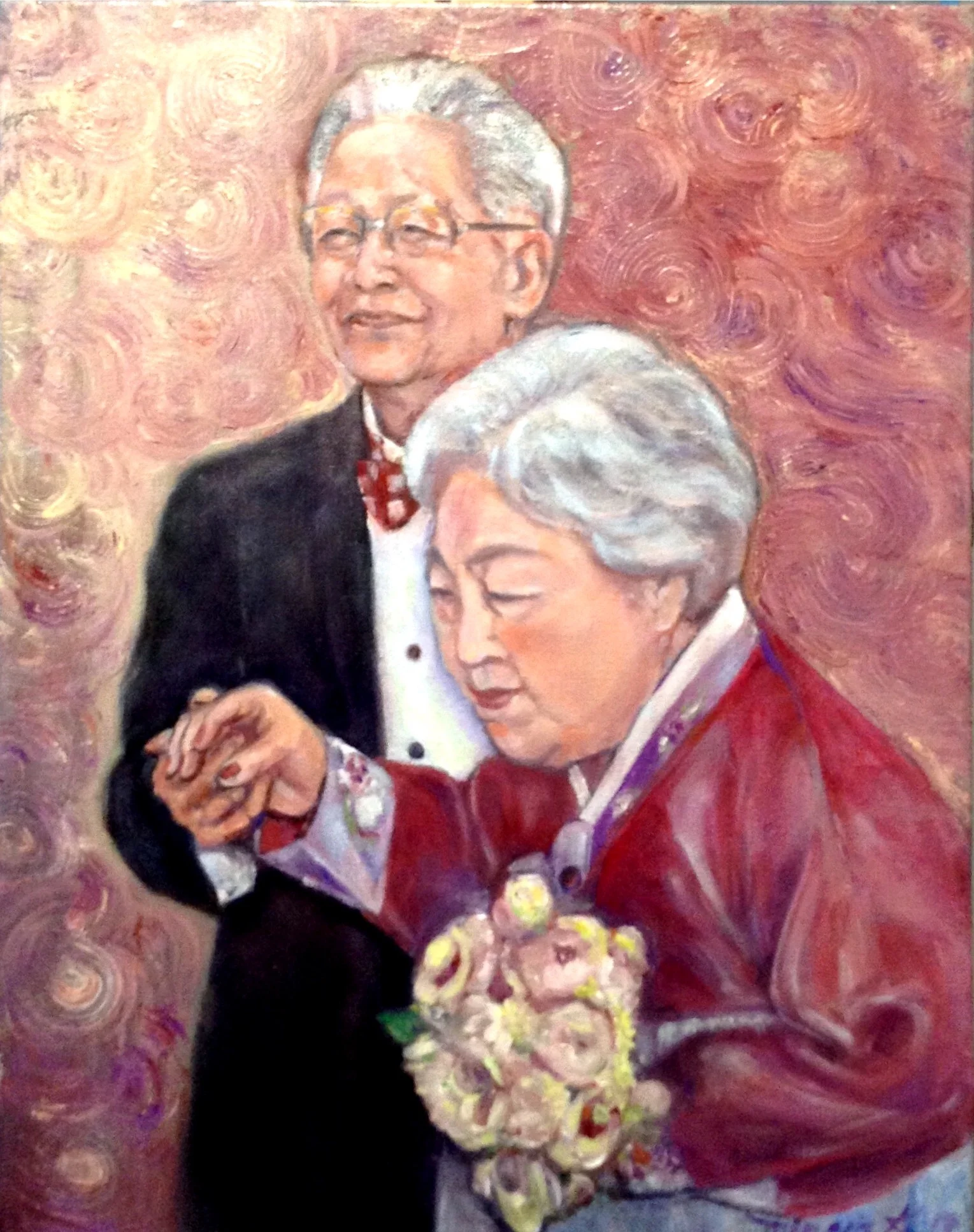 노부부, Oil on canvas 16x20, March 2017