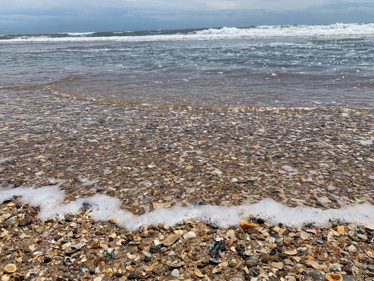 Beachcombing.