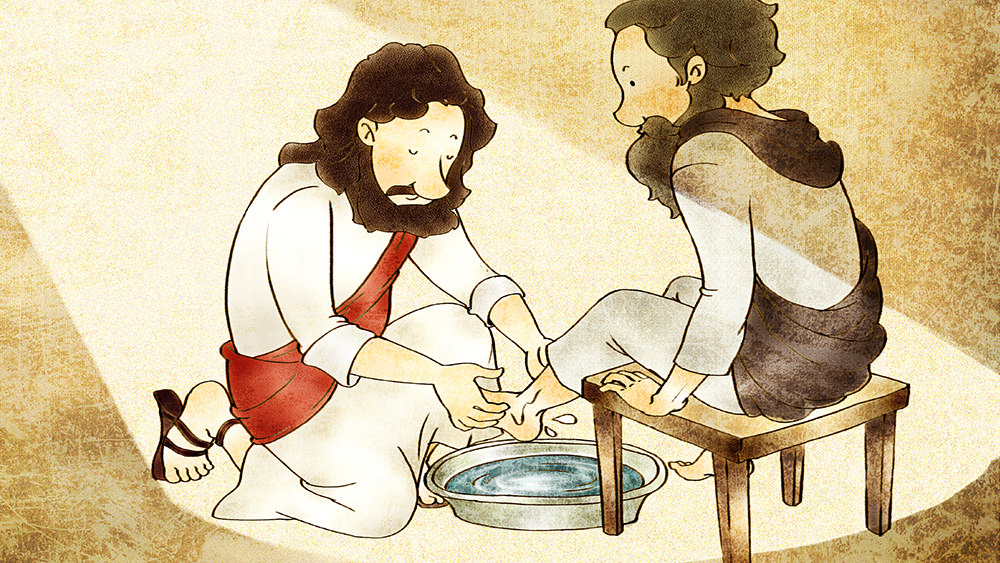 Lección 43: Jesús Lava los Pies de Sus Discípulos — Herencia